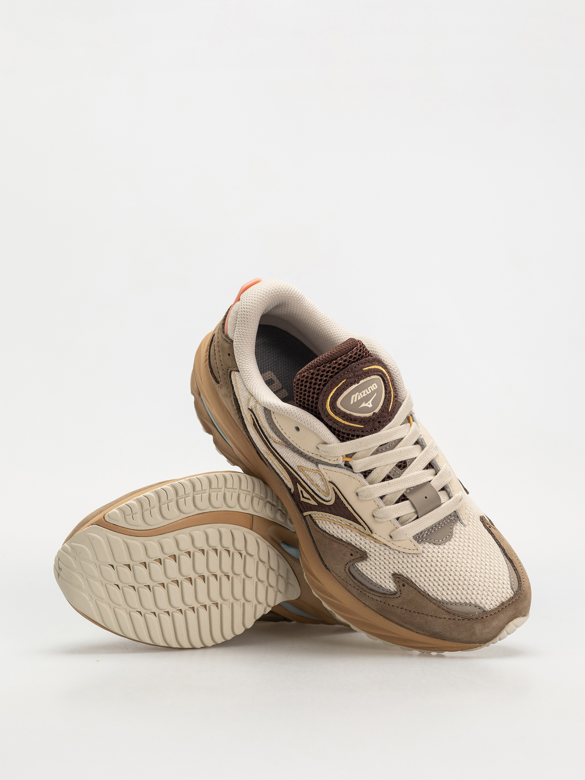 Topánky Mizuno Wave Rider Βeta Premium (vintage khaki/chicory coffee/lantana)
