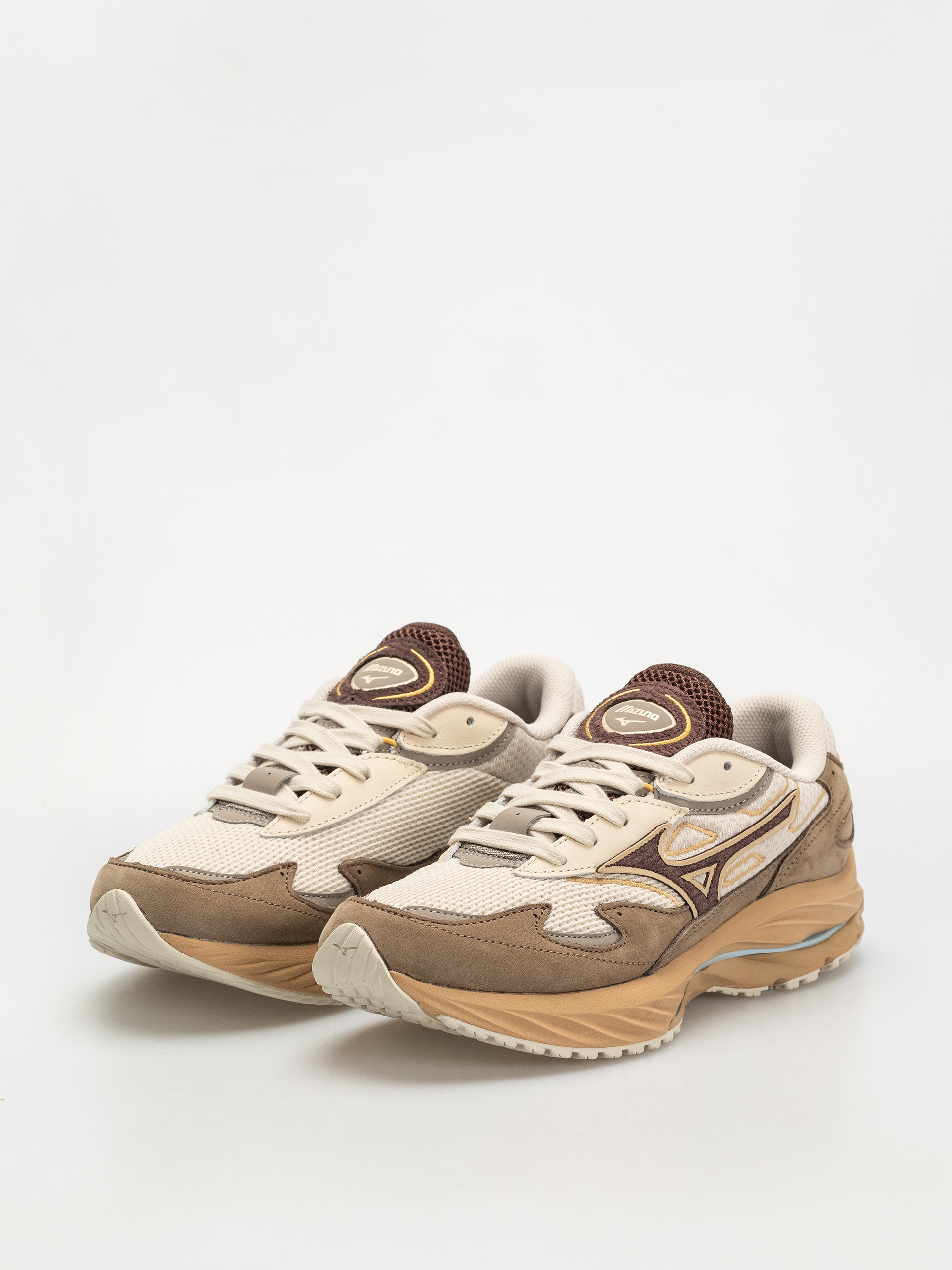 Topánky Mizuno Wave Rider Βeta Premium (vintage khaki/chicory coffee/lantana)