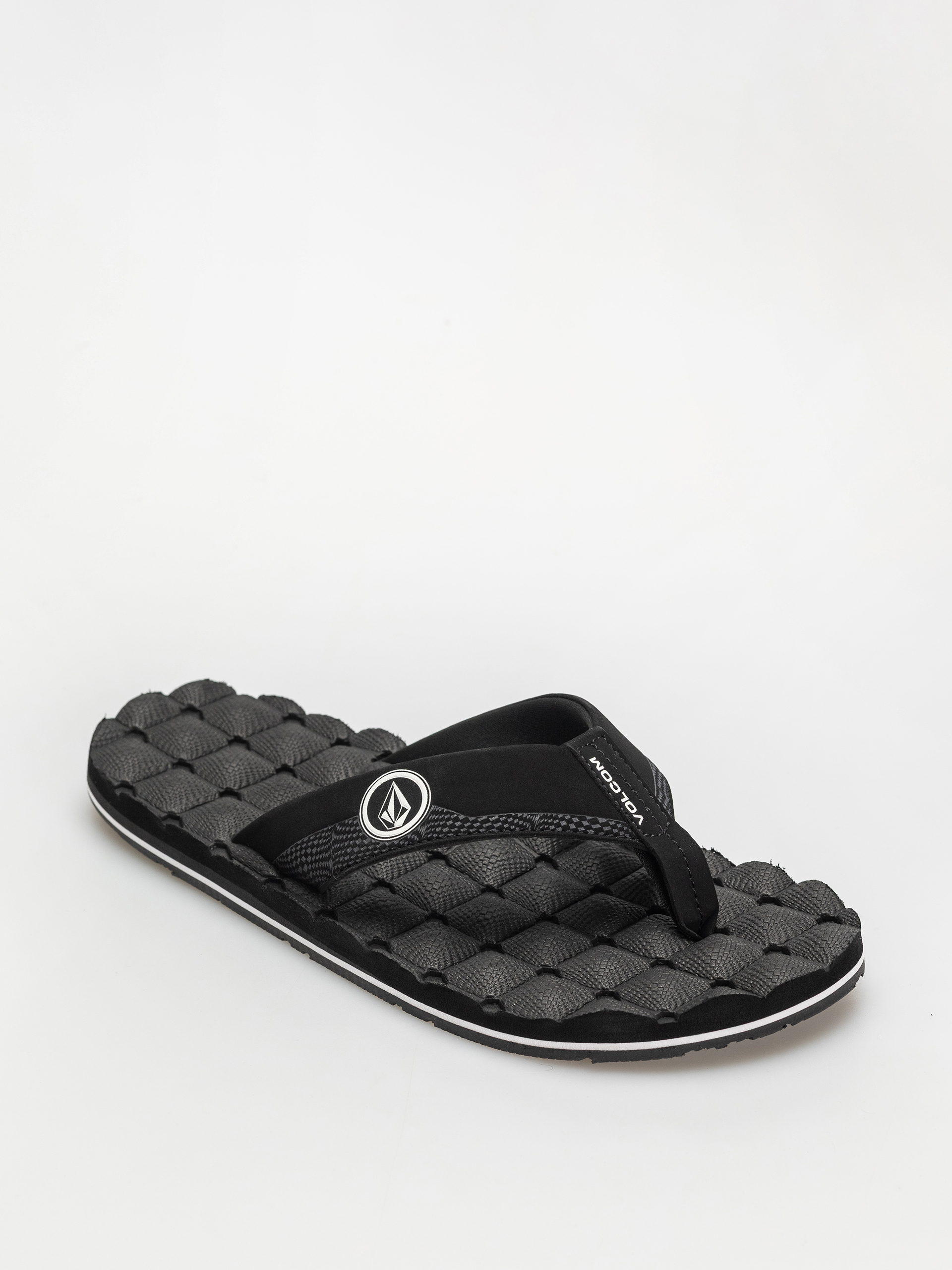 Šľapky Volcom Recliner (black white)