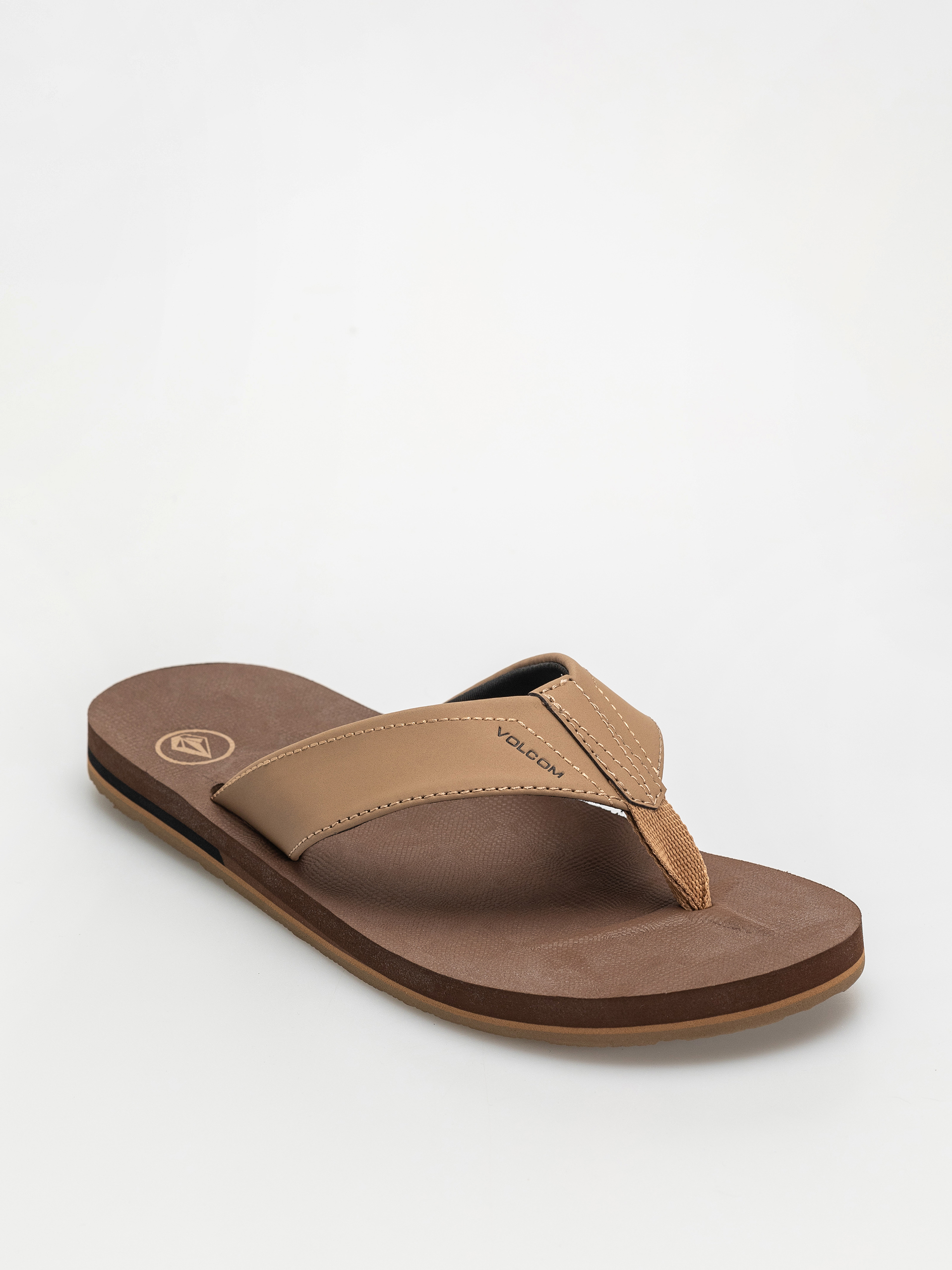 Šľapky Volcom Victor (brown khaki)