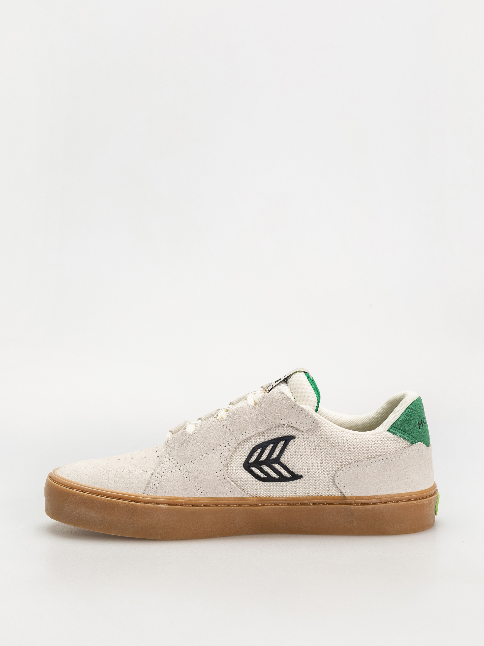 Topánky Cariuma T20 Pro (gum smoke white suede and mesh black logo green)