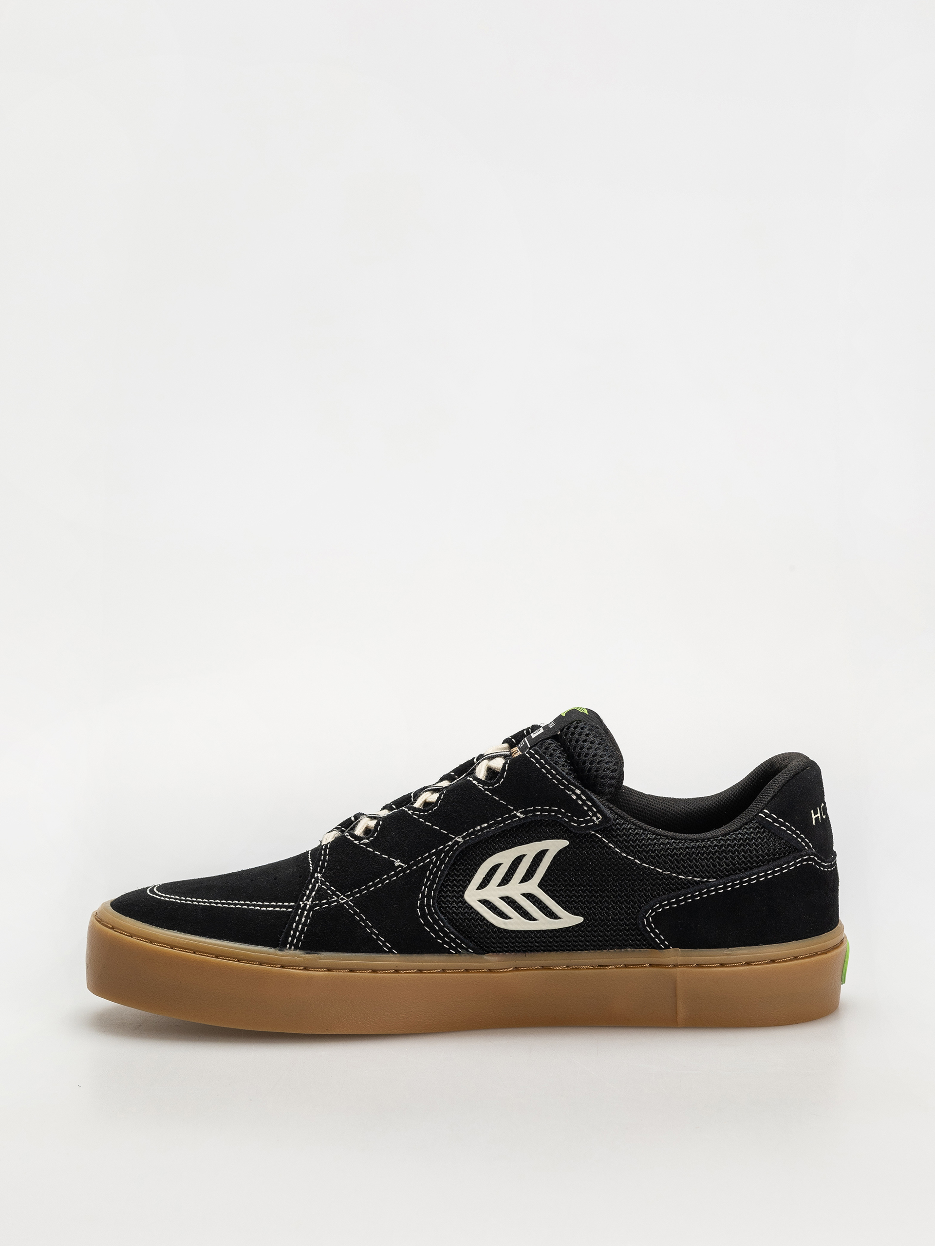 Topánky Cariuma T20 Pro (gum black suede and mesh ivory logo contrast thread)