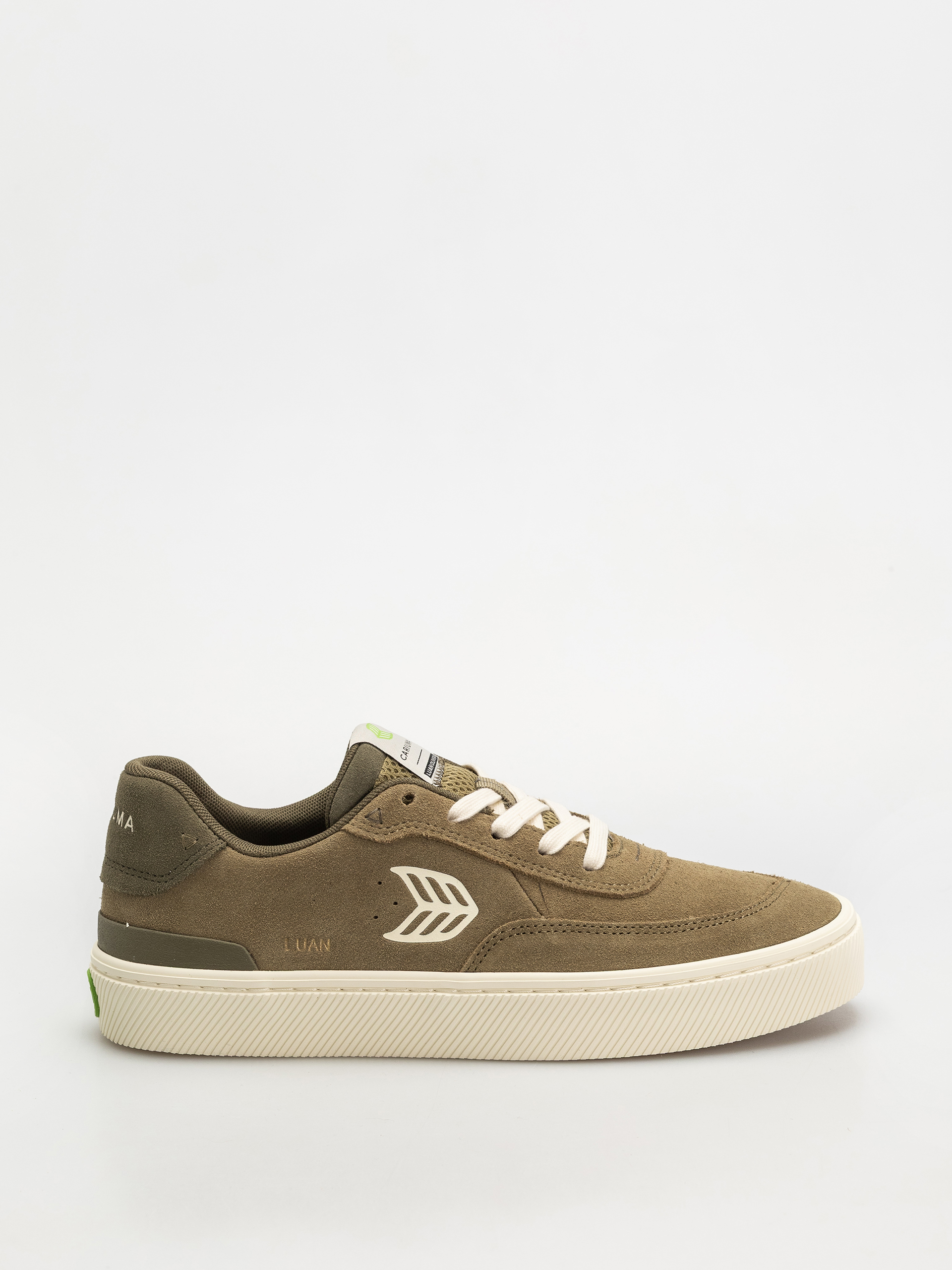Topánky Cariuma Luan Pro (olive green suede ivory logo burnt olive)