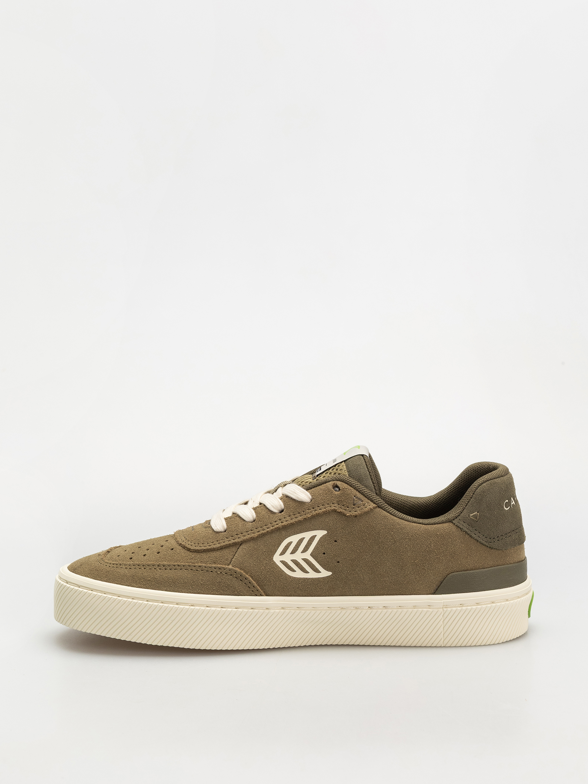 Topánky Cariuma Luan Pro (olive green suede ivory logo burnt olive)
