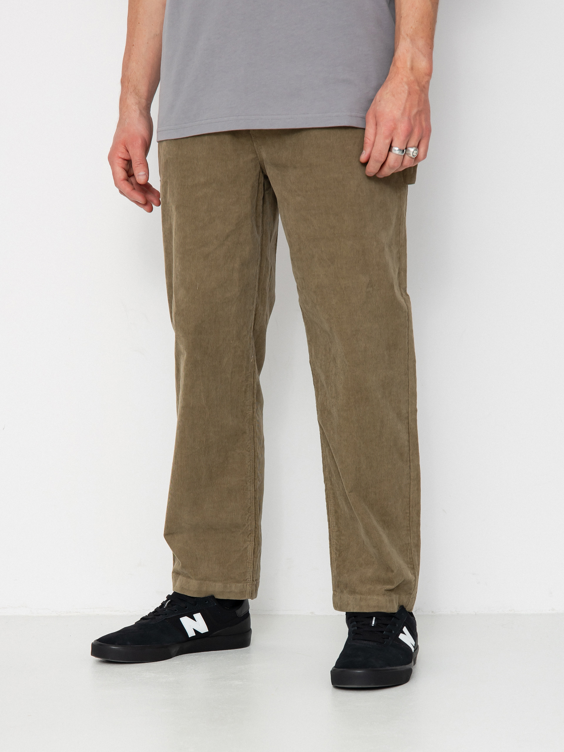 Nohavice Volcom Kraftsman Cord (khaki)