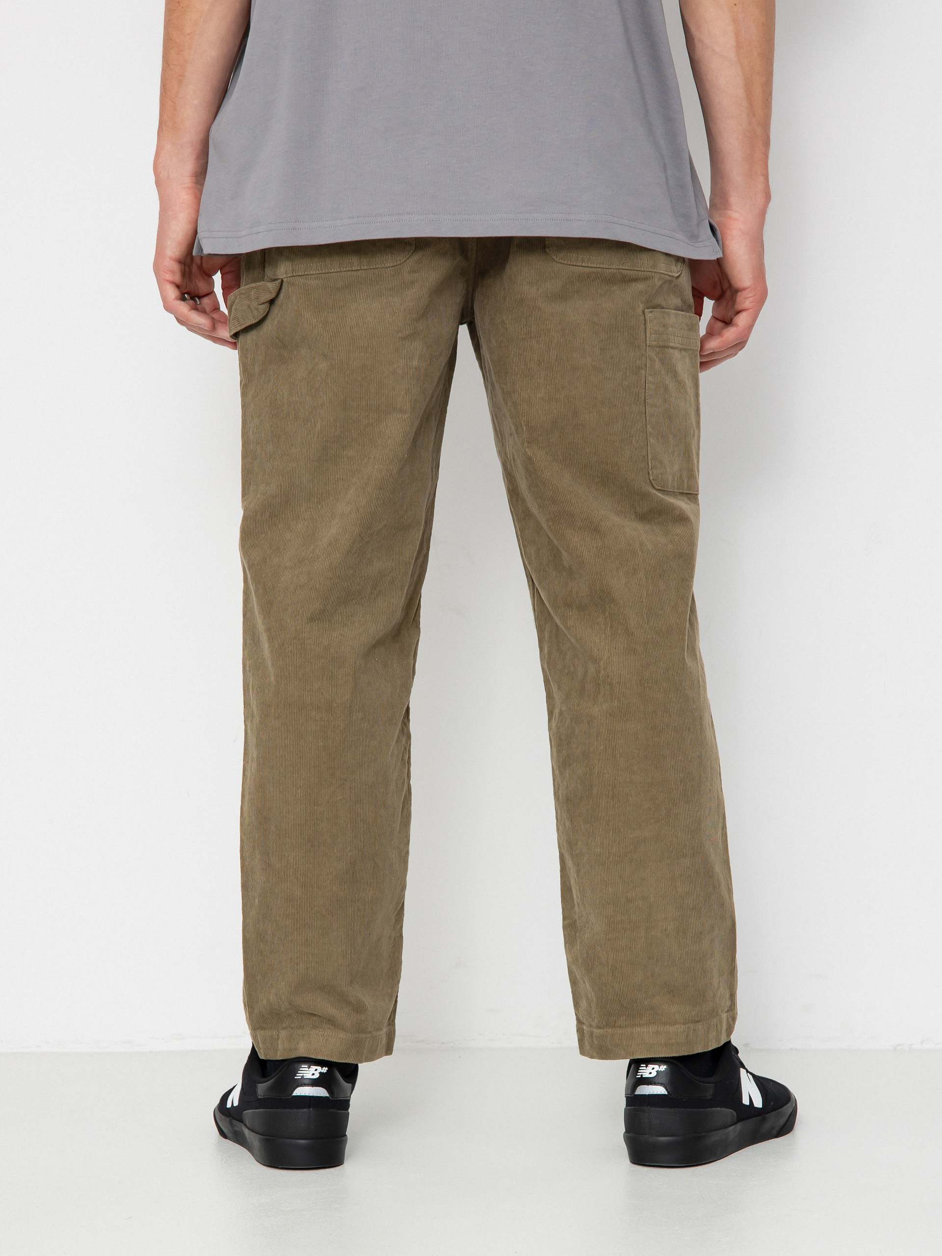 Nohavice Volcom Kraftsman Cord (khaki)