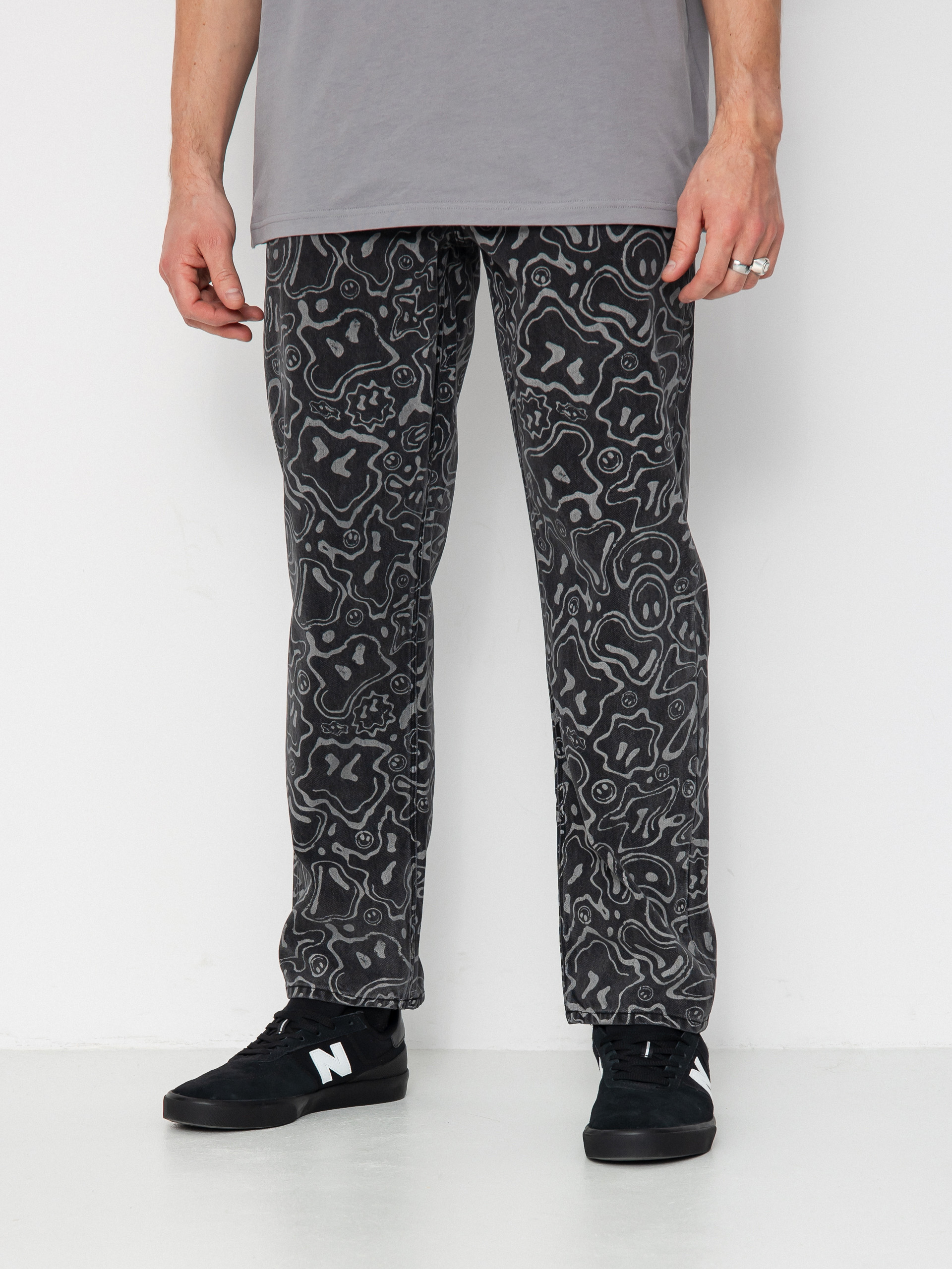 Nohavice Volcom Fa F Rygalski (black print)