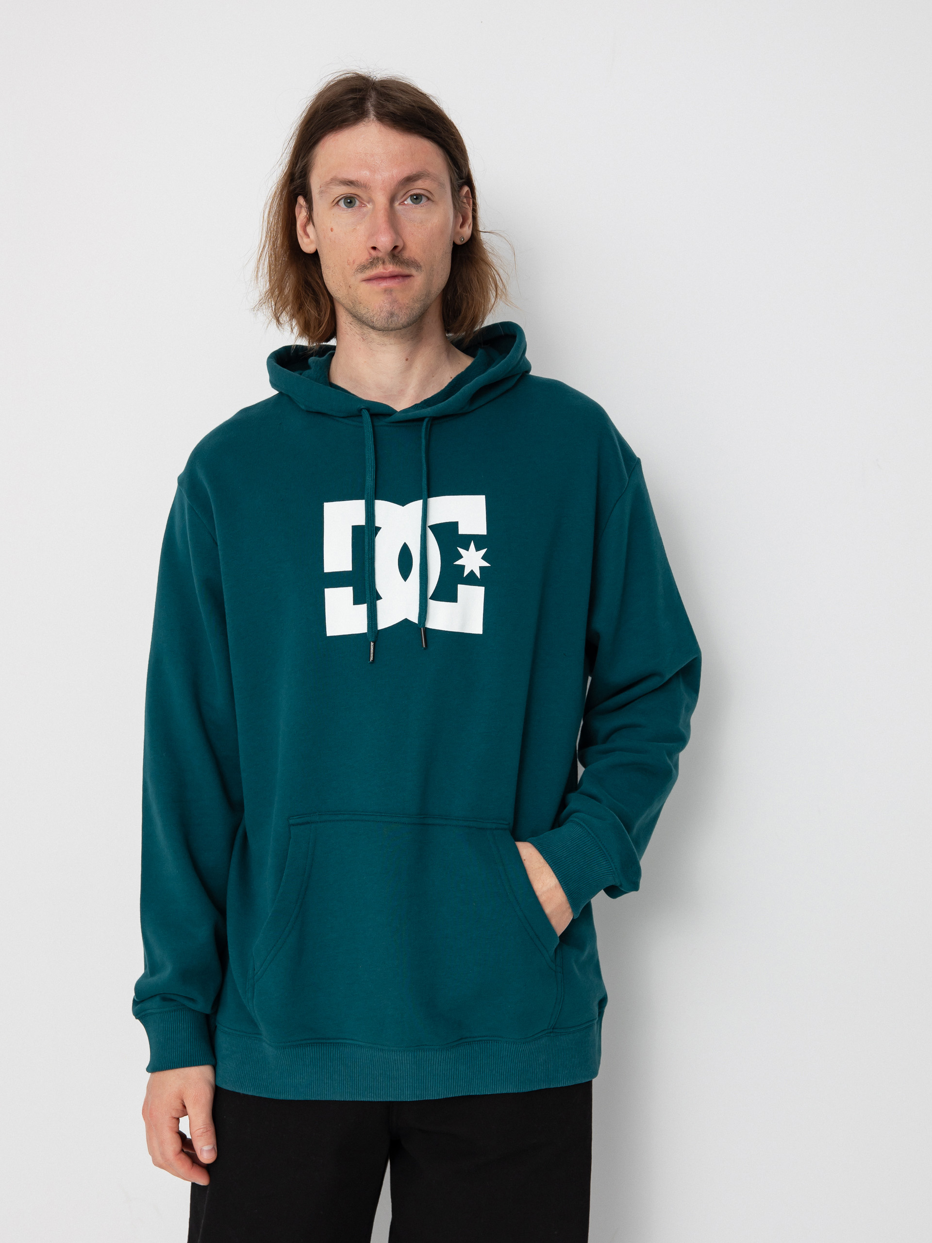 Mikina s kapucňou DC Star HD (deep teal)