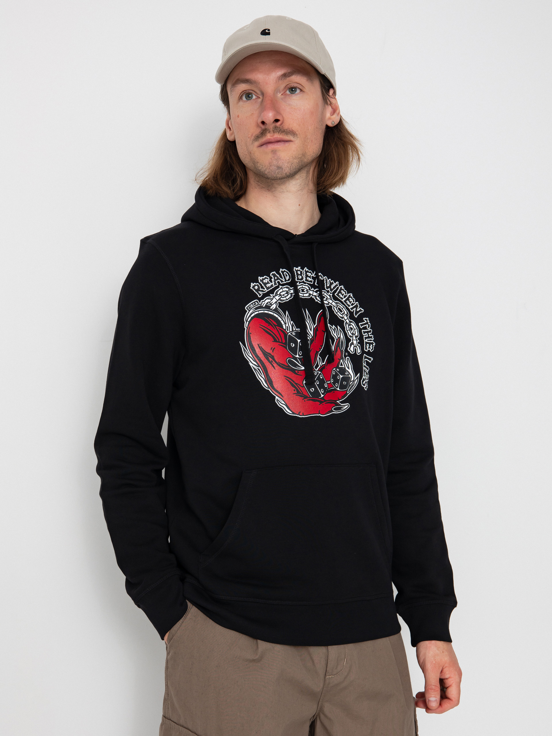 Mikina s kapucňou Circa Doom HD (black)