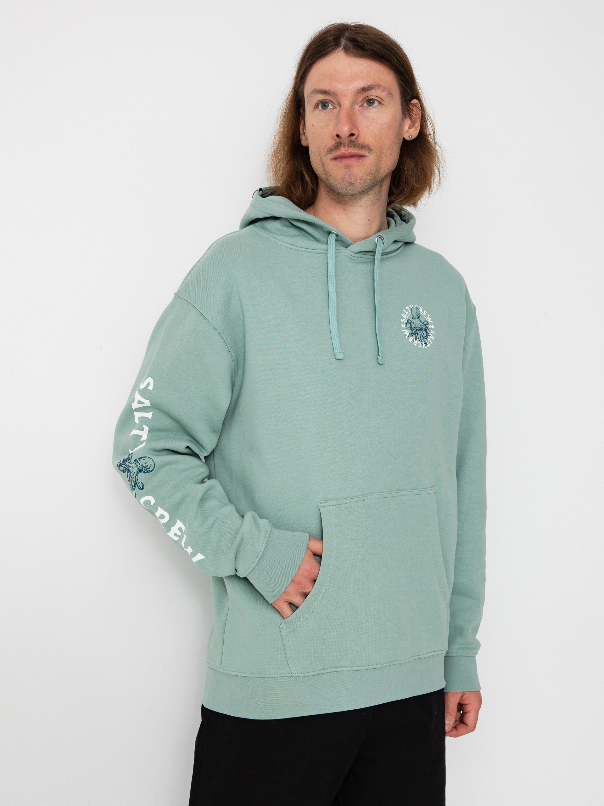 Mikina s kapucňou Salty Crew Tentacles HD (mackerel)