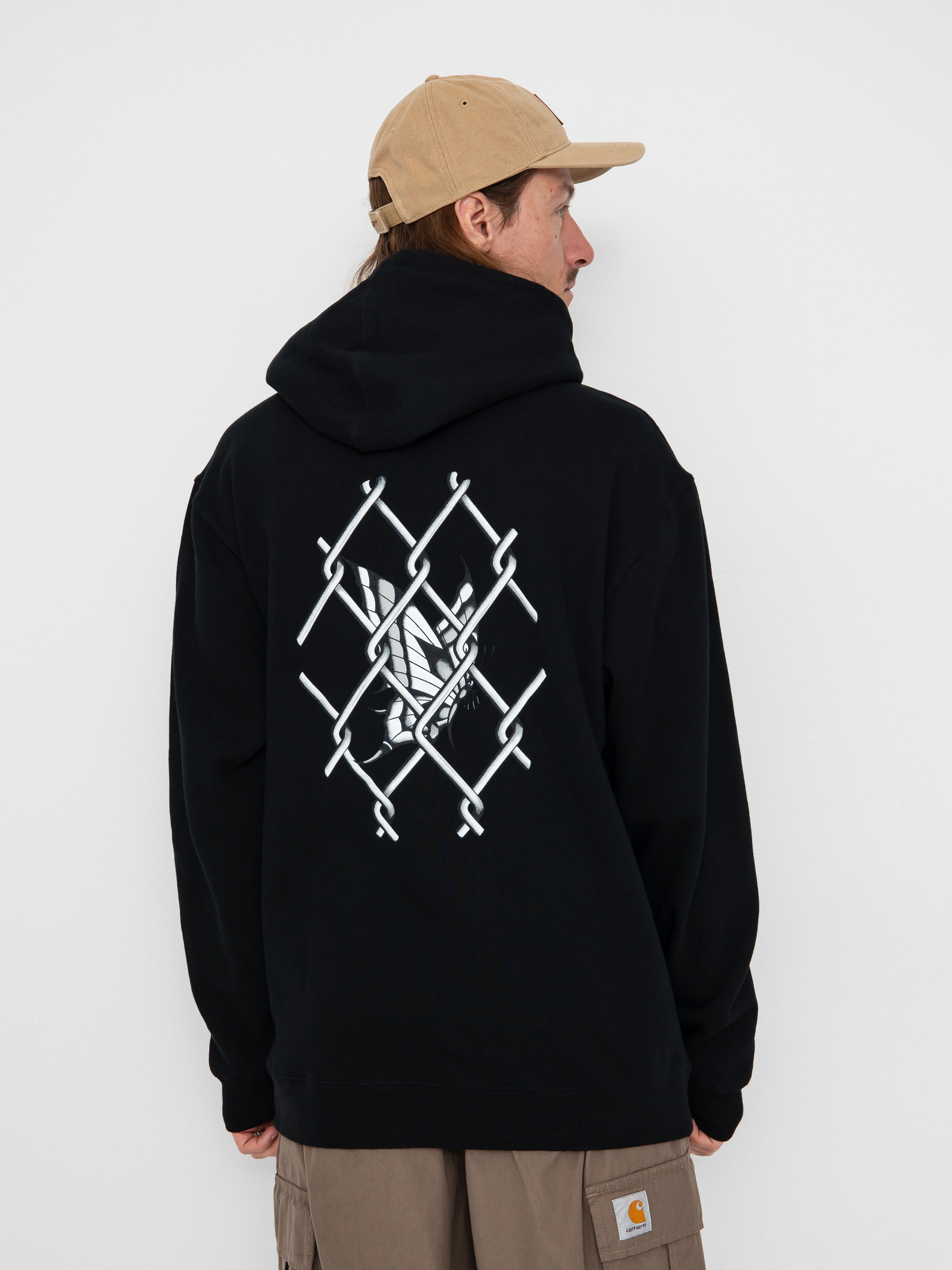 Mikina s kapucňou Real Outsider HD (black)