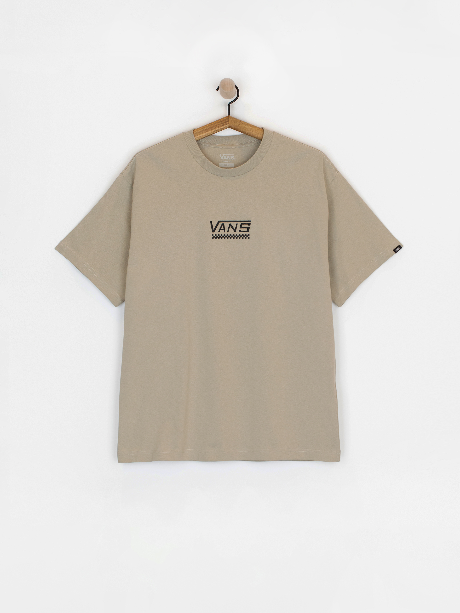 Tričko Vans V Check Loose (london fog)