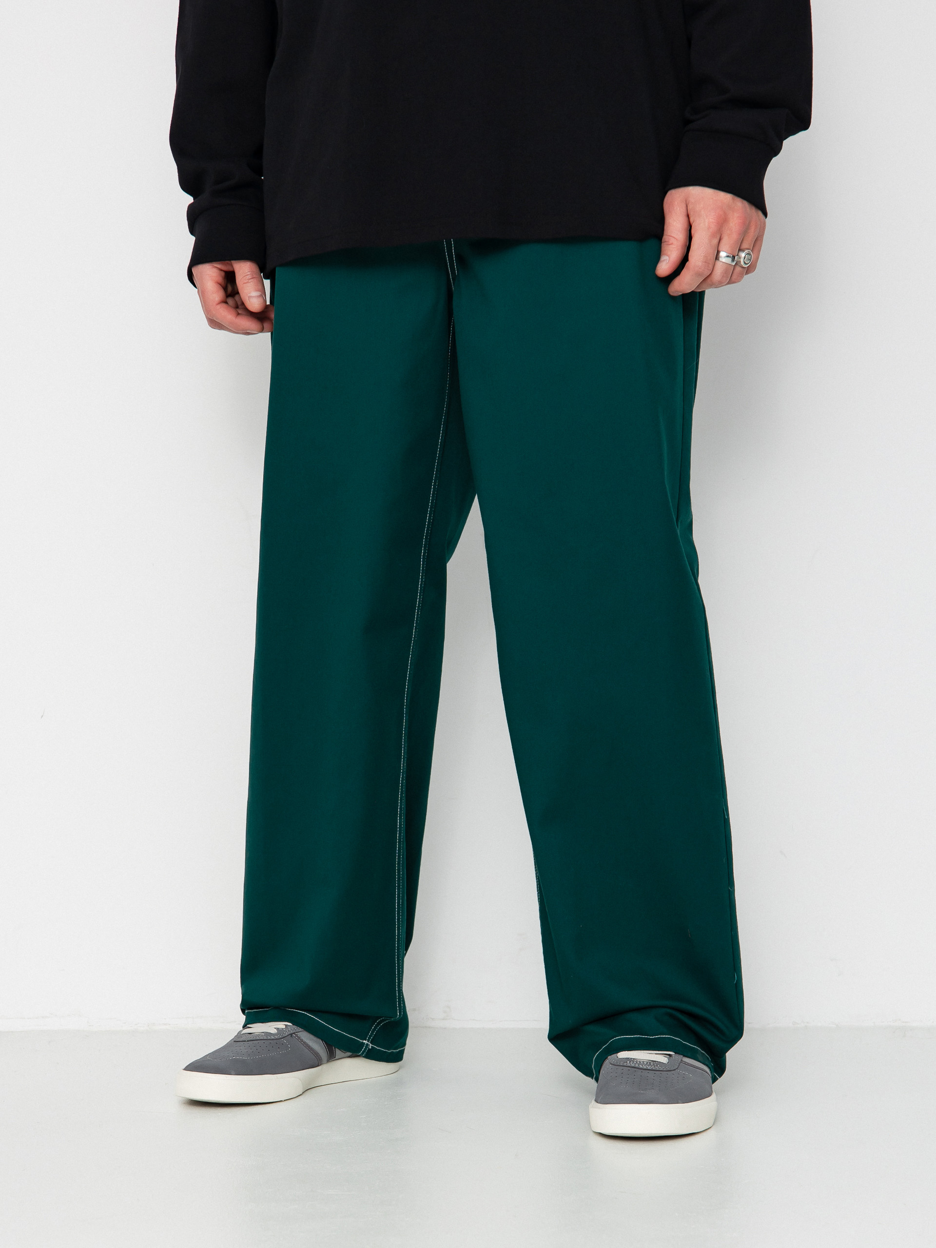Nohavice Brixton Baggy Skate (deep emerald)
