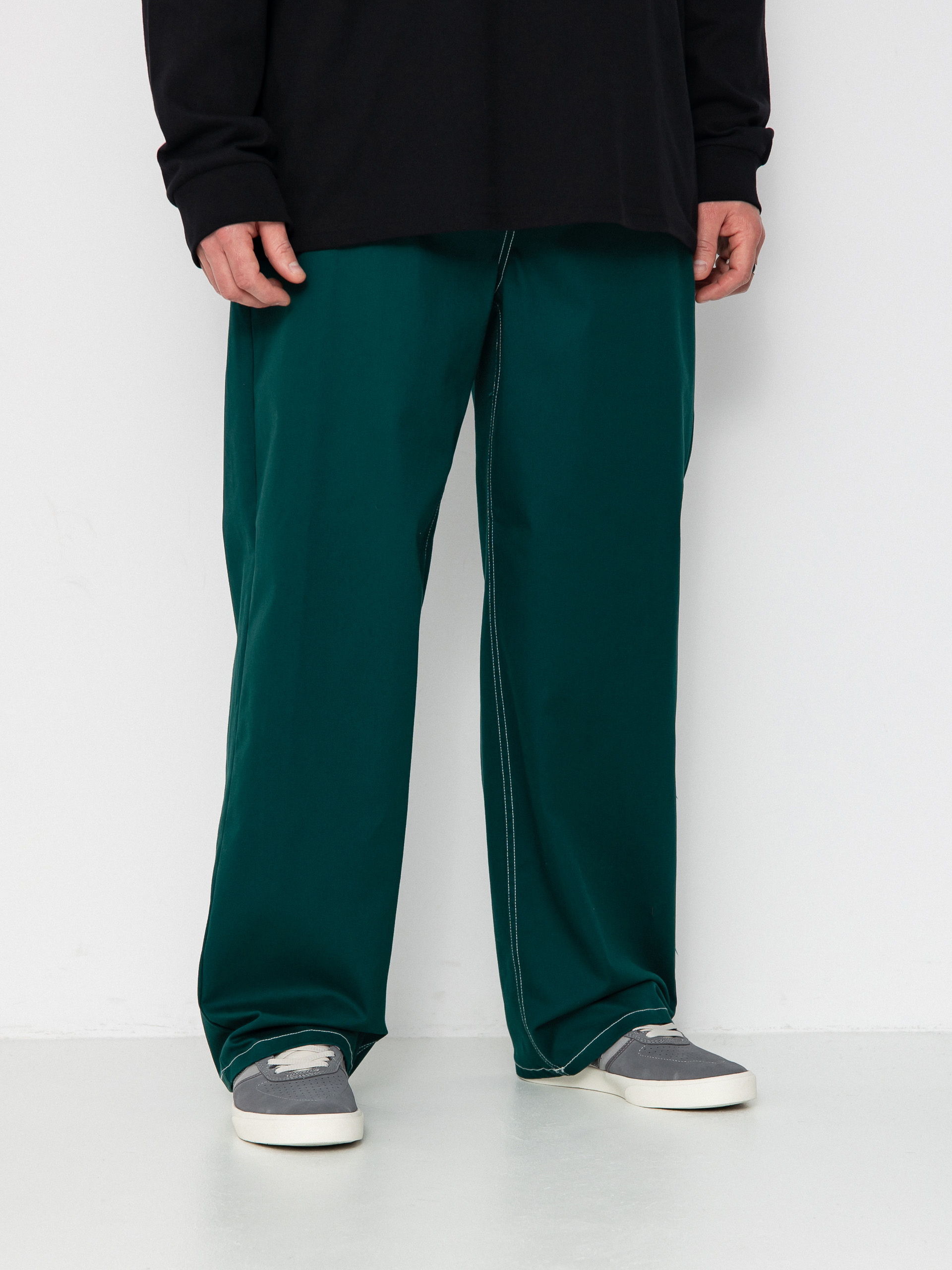 Nohavice Brixton Baggy Skate (deep emerald)