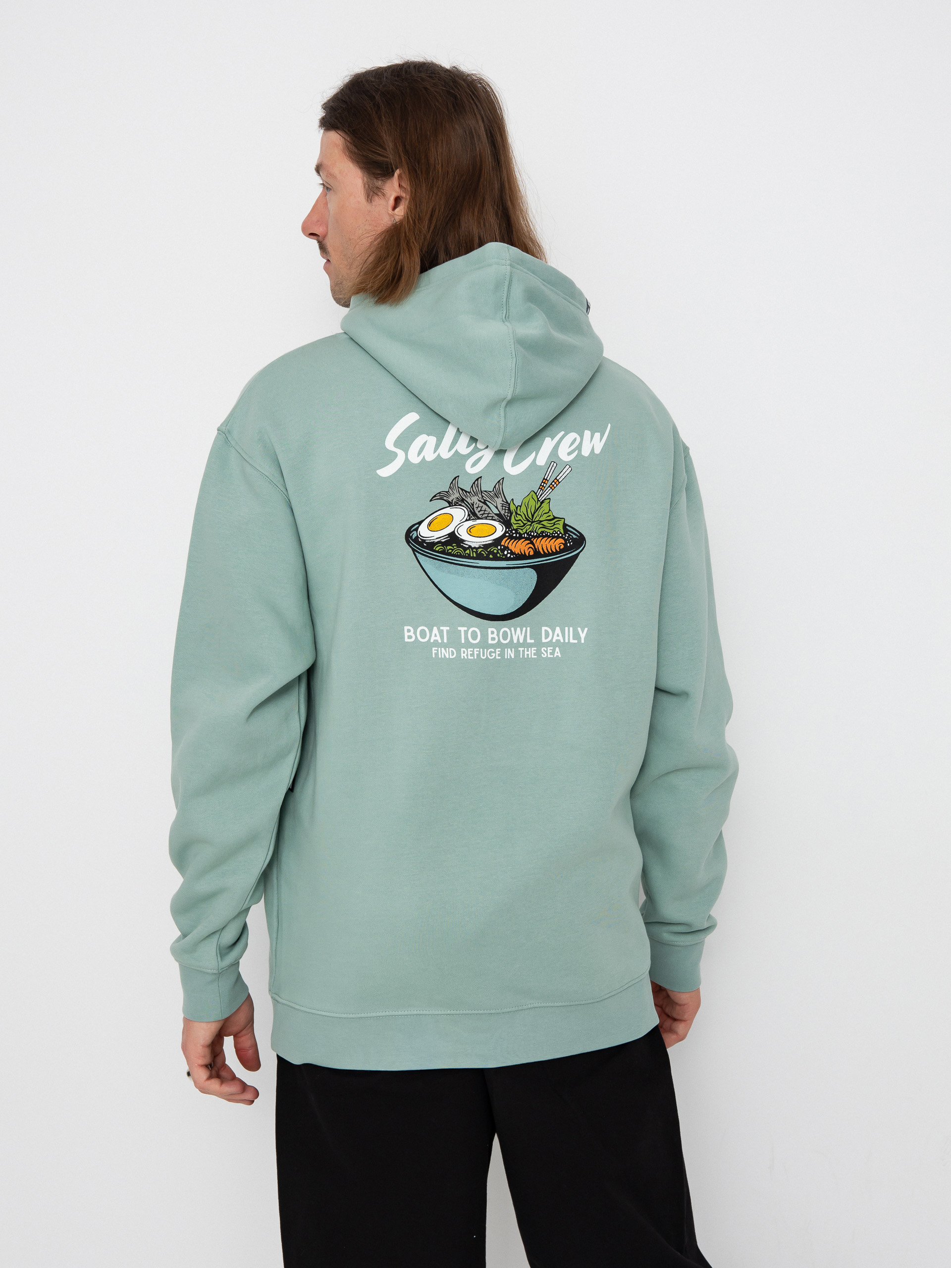 Mikina s kapucňou Salty Crew Fish Bowl HD (mackerel)