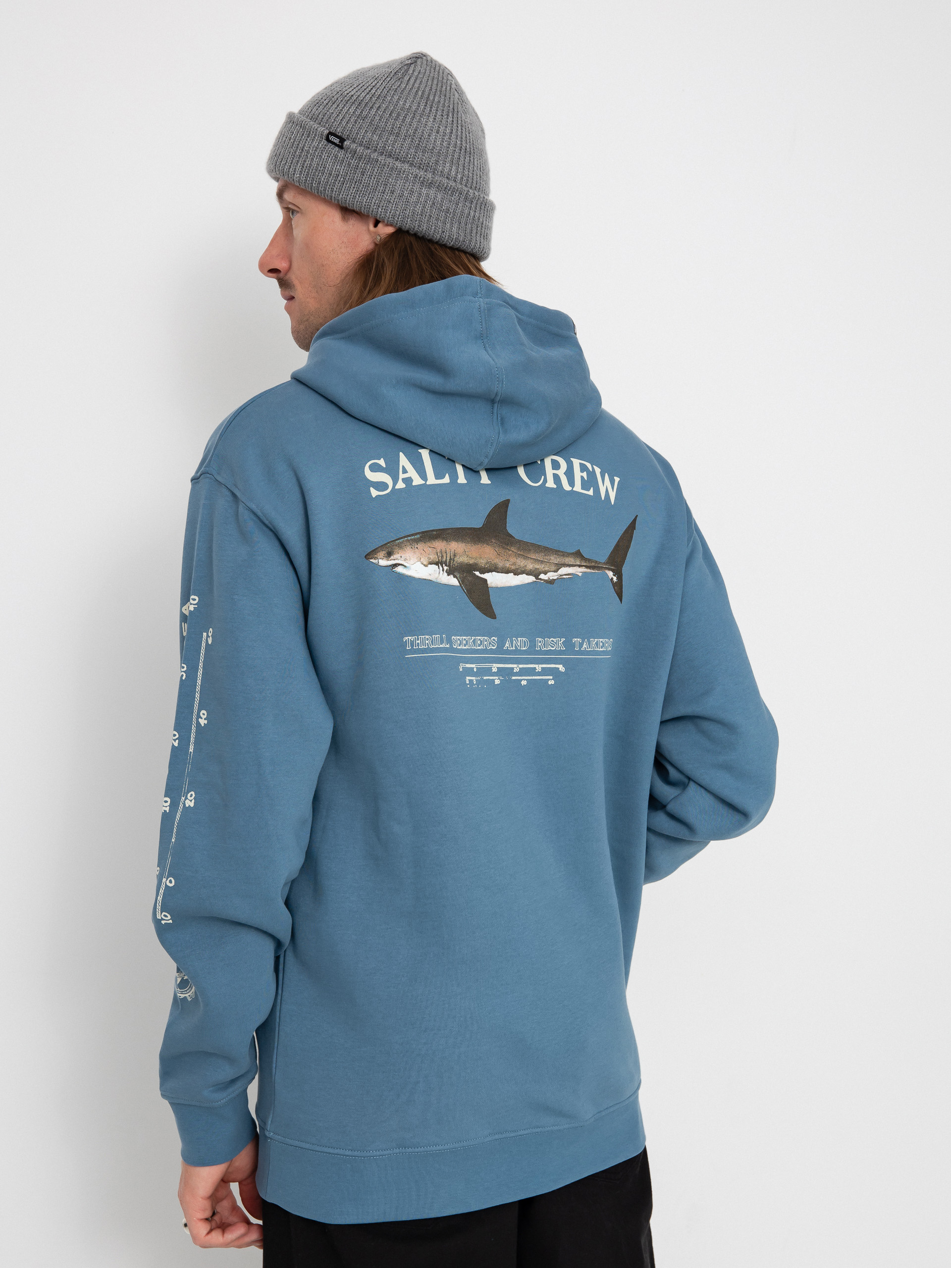 Mikina s kapucňou Salty Crew Bruce HD (slate)