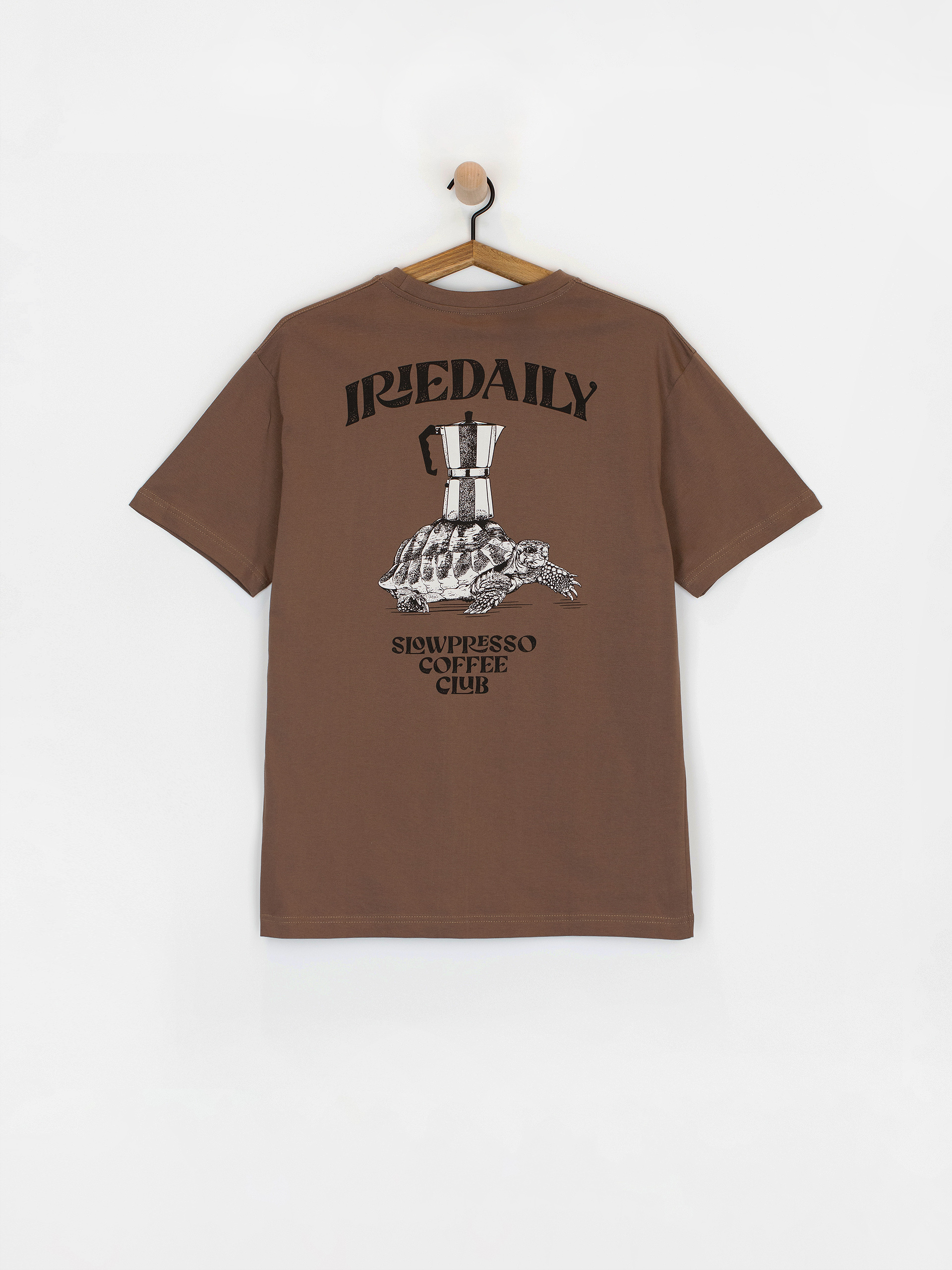 Tričko Iriedaily Slowpresso (mocca)