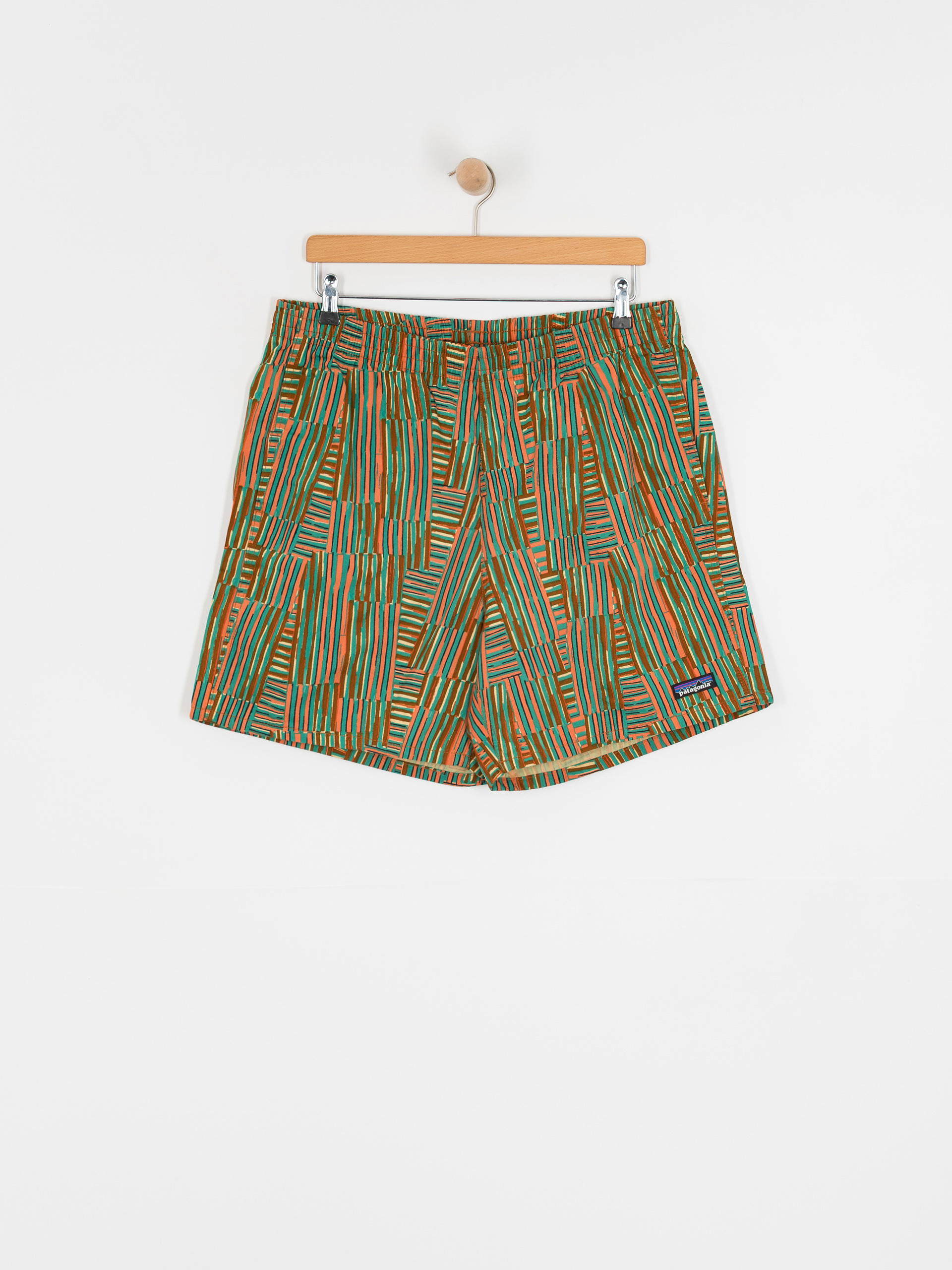 Kraťasy Patagonia Funhoggers (quilty fitz/heartleaf green)