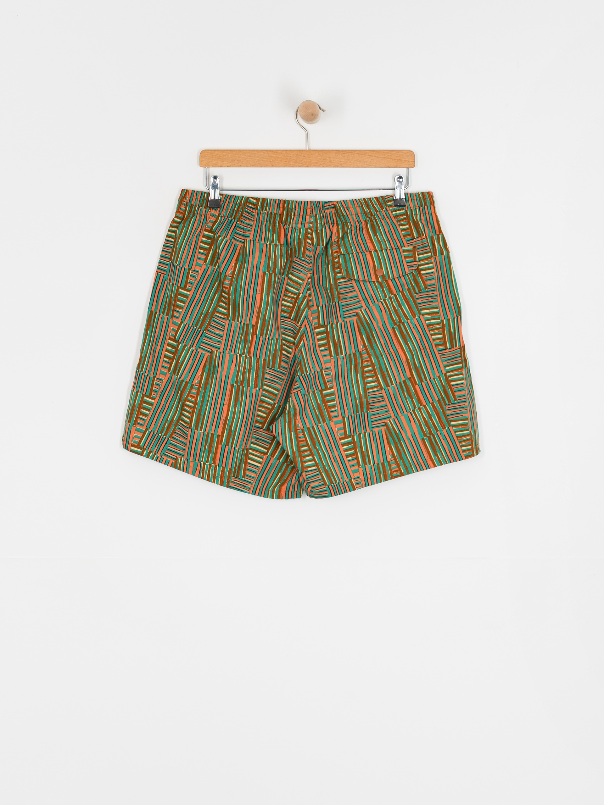 Kraťasy Patagonia Funhoggers (quilty fitz/heartleaf green)