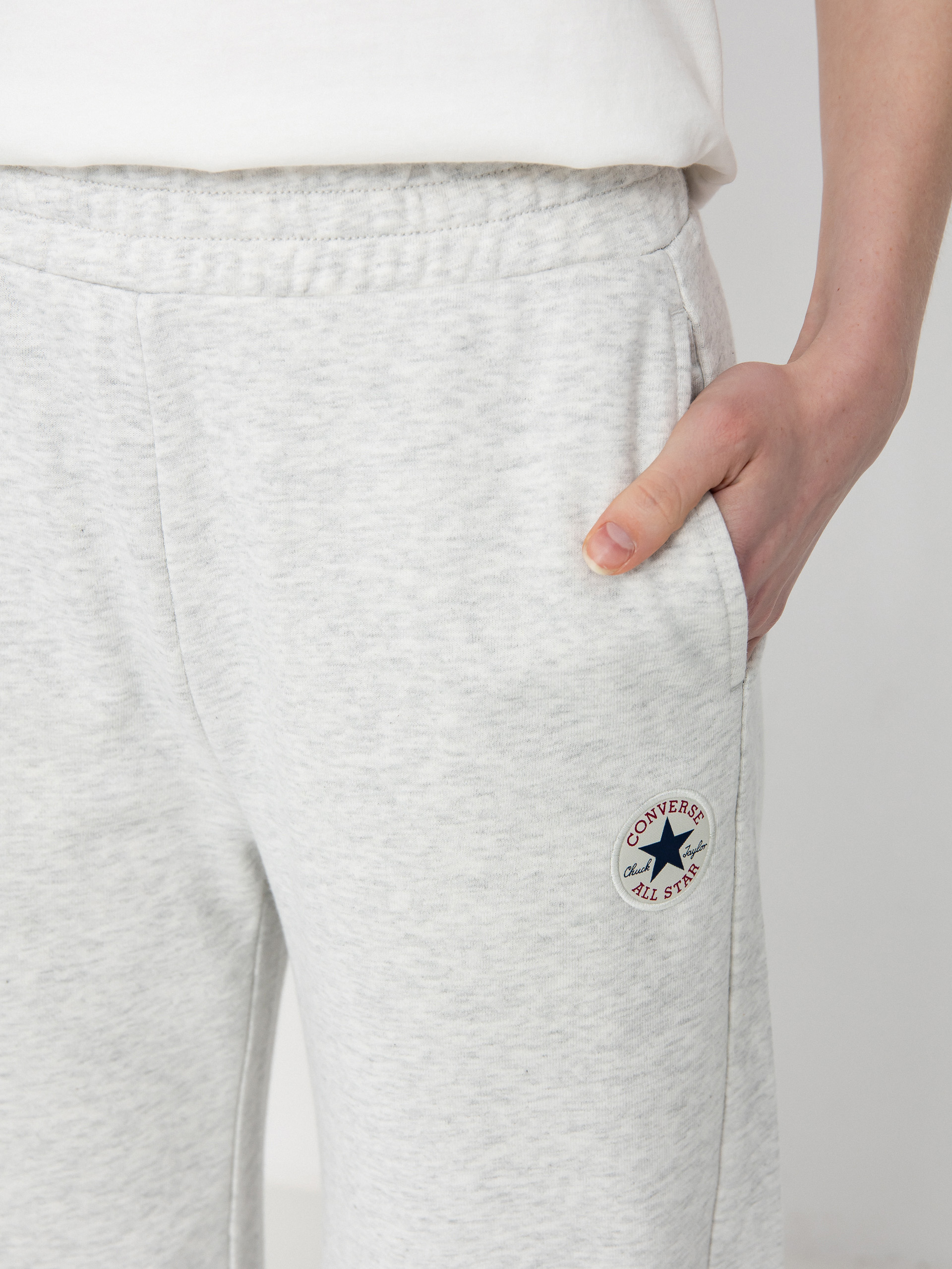 Nohavice Converse Retro Banana Knit Wmn (light retro grey heather)