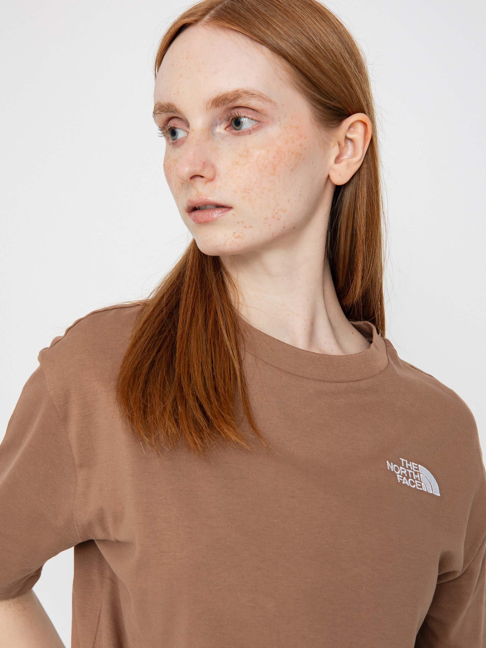 Tričko The North Face Essential Oversize Wmn (latte)