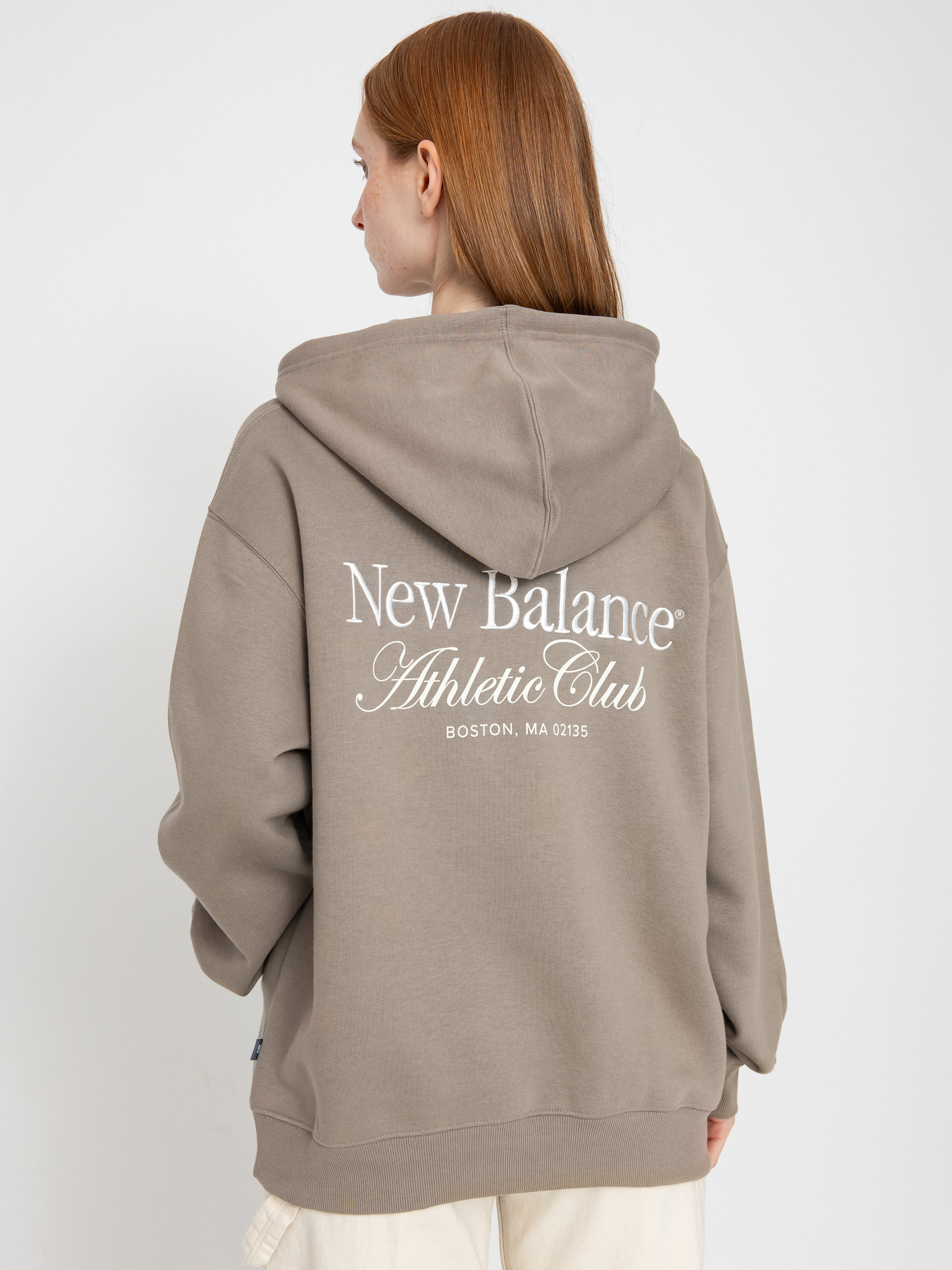 Mikina s kapucňou New Balance Athletics Club HD Wmn (dockside)