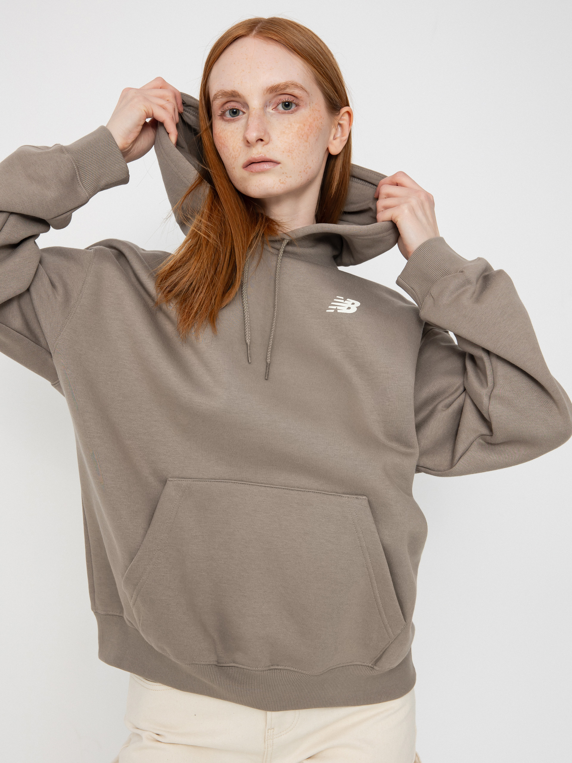 Mikina s kapucňou New Balance Athletics Club HD Wmn (dockside)