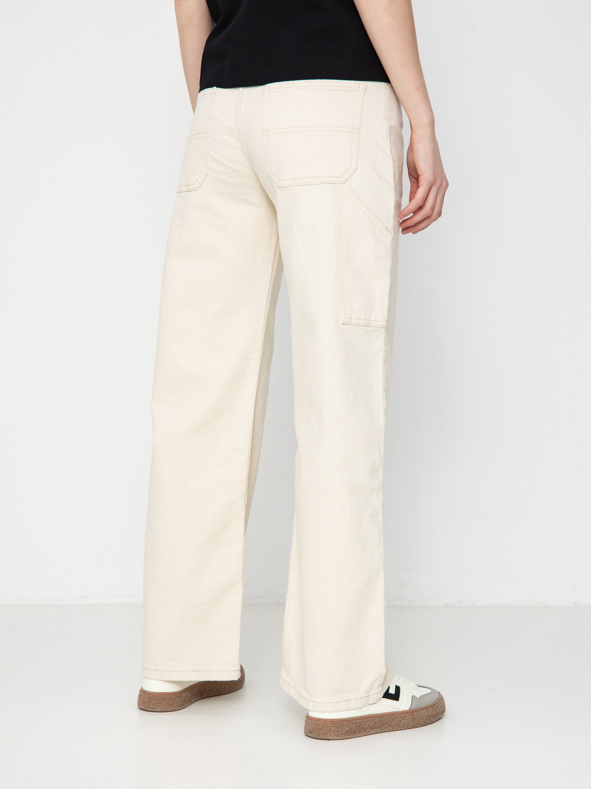 Nohavice Roxy Finley Worker Regular Wmn (bone)