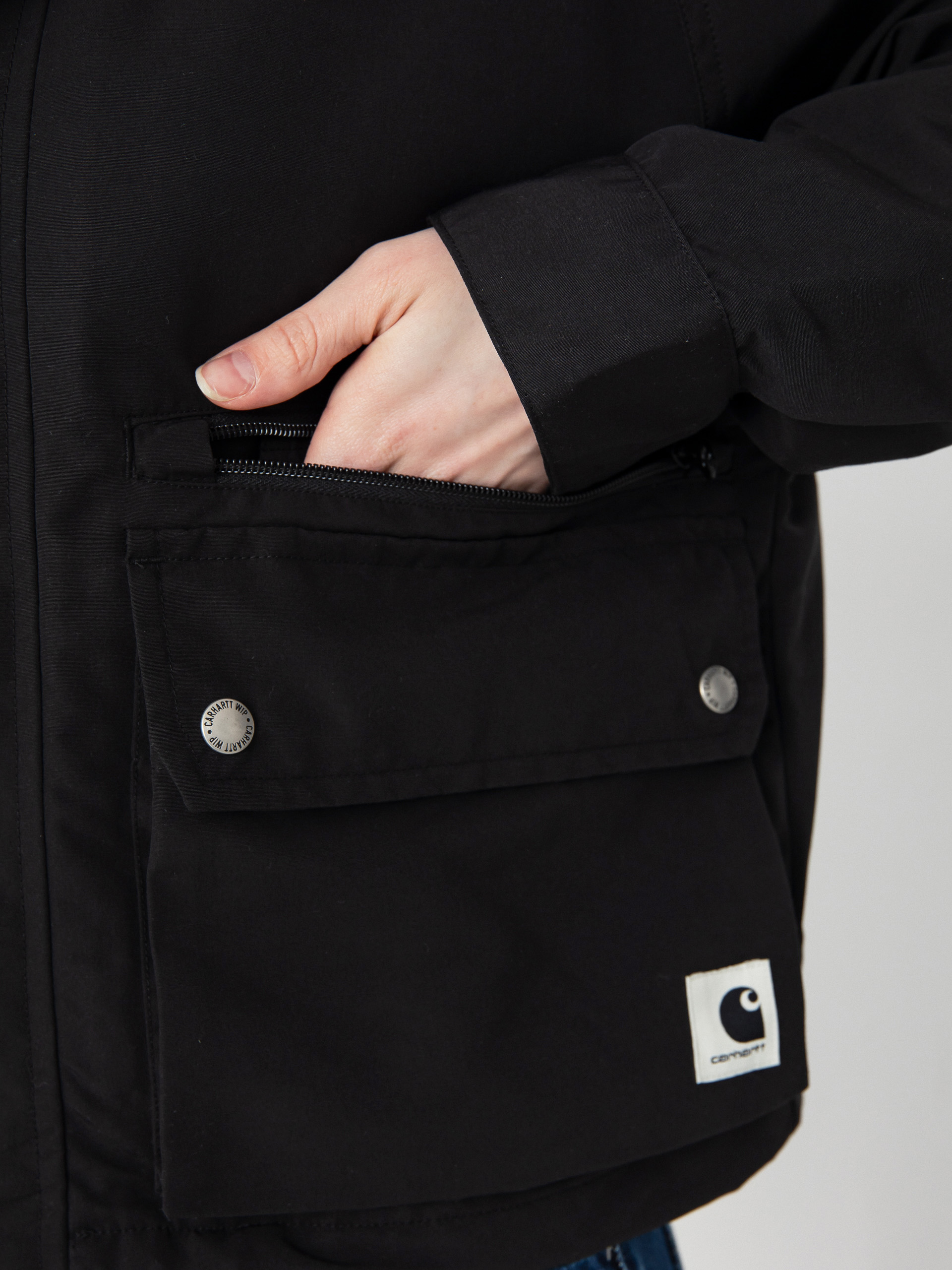 Bunda Carhartt WIP Irwin Wmn (black)