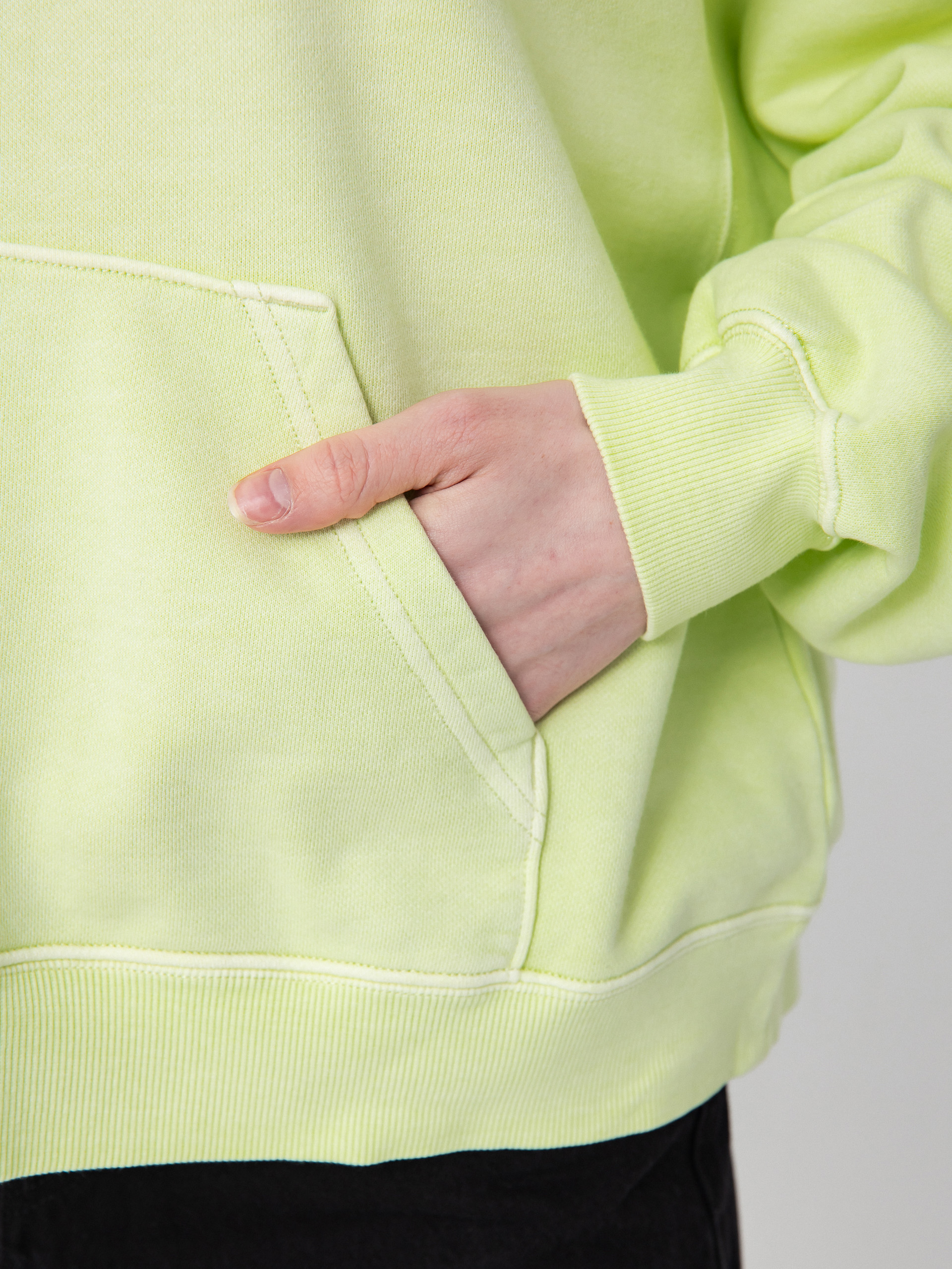 Mikina s kapucňou Carhartt WIP Benton HD Wmn (air green)