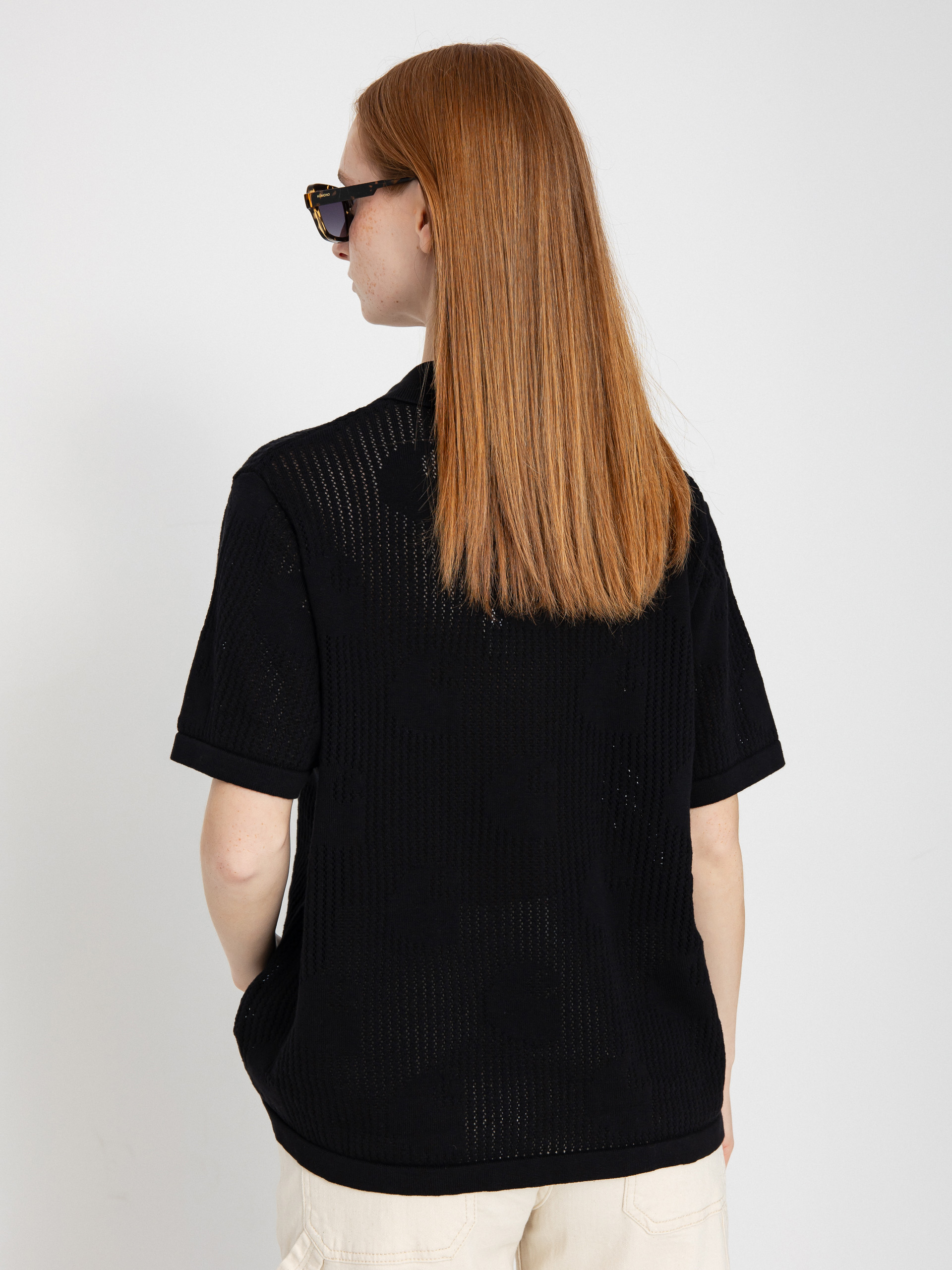 Košeľa Carhartt WIP Temple Knit Wmn (black)