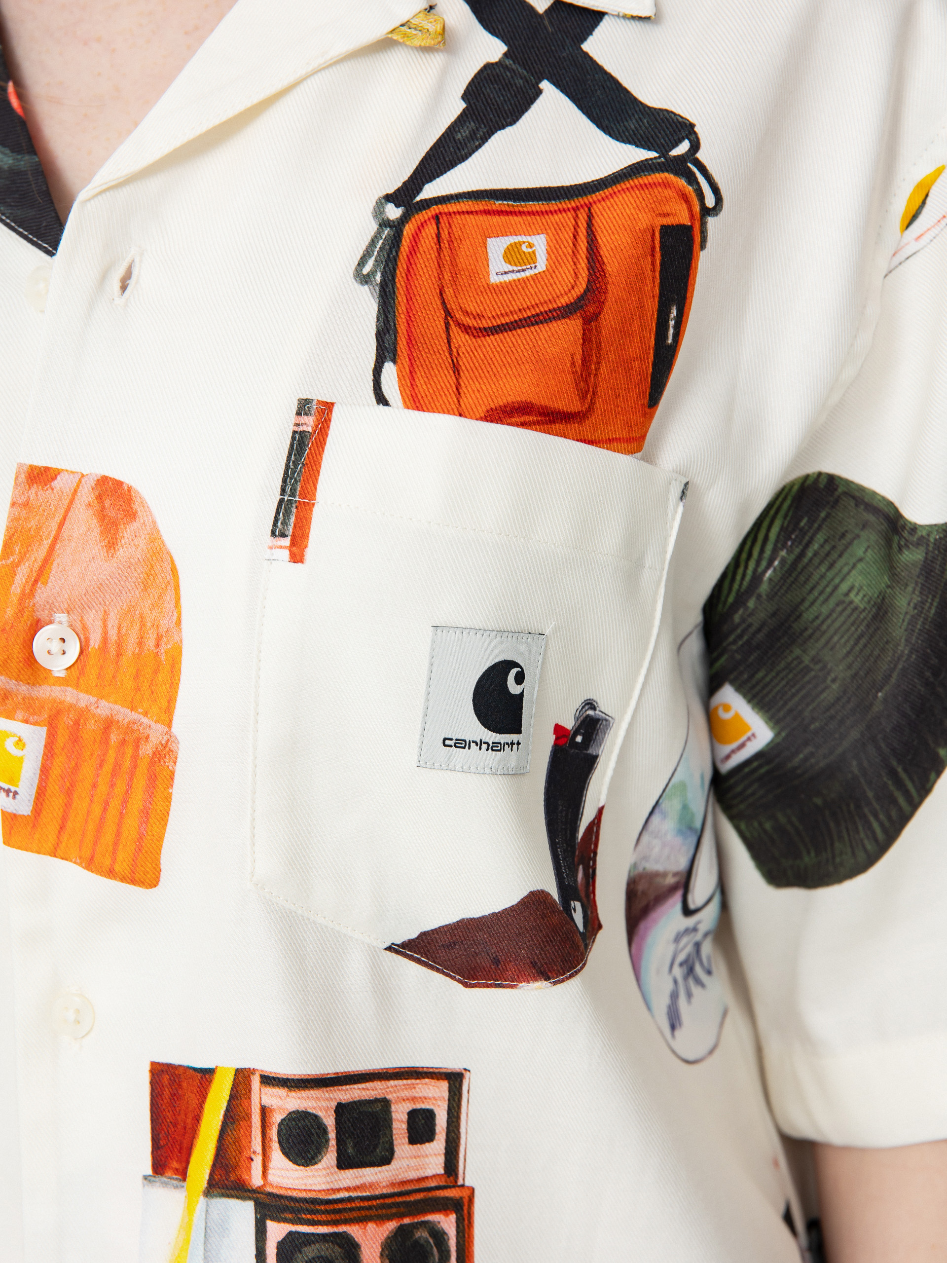 Košeľa Carhartt WIP Jacob Rochester Wmn (jacob rochester print/wax)