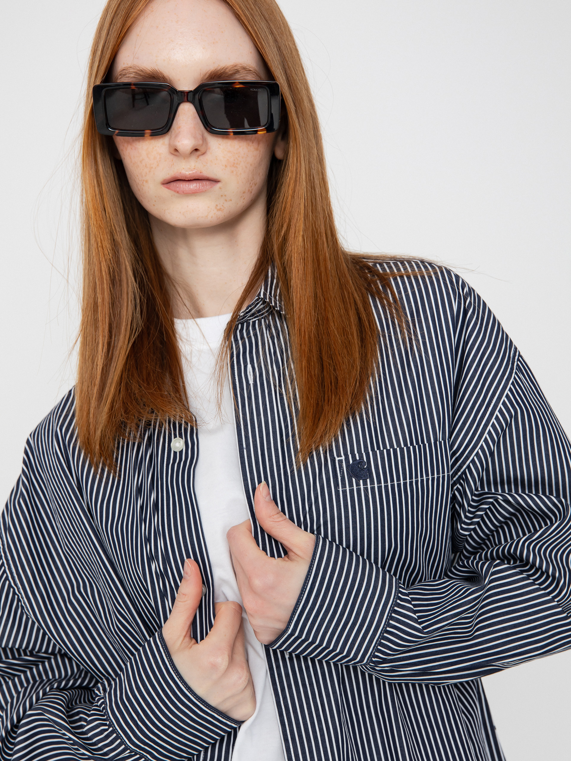 Košeľa Carhartt WIP Arvin Wmn (arvin stripe/space/space)