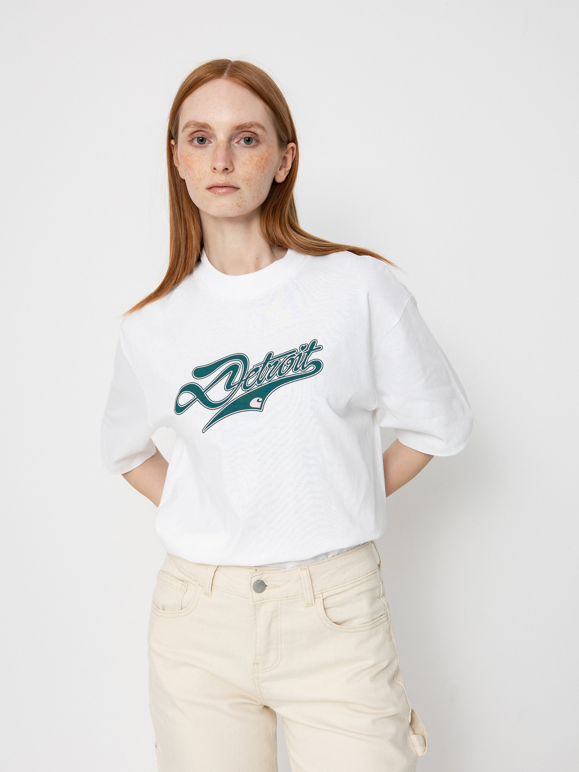 Tričko Carhartt WIP Slap Shot Wmn (white)