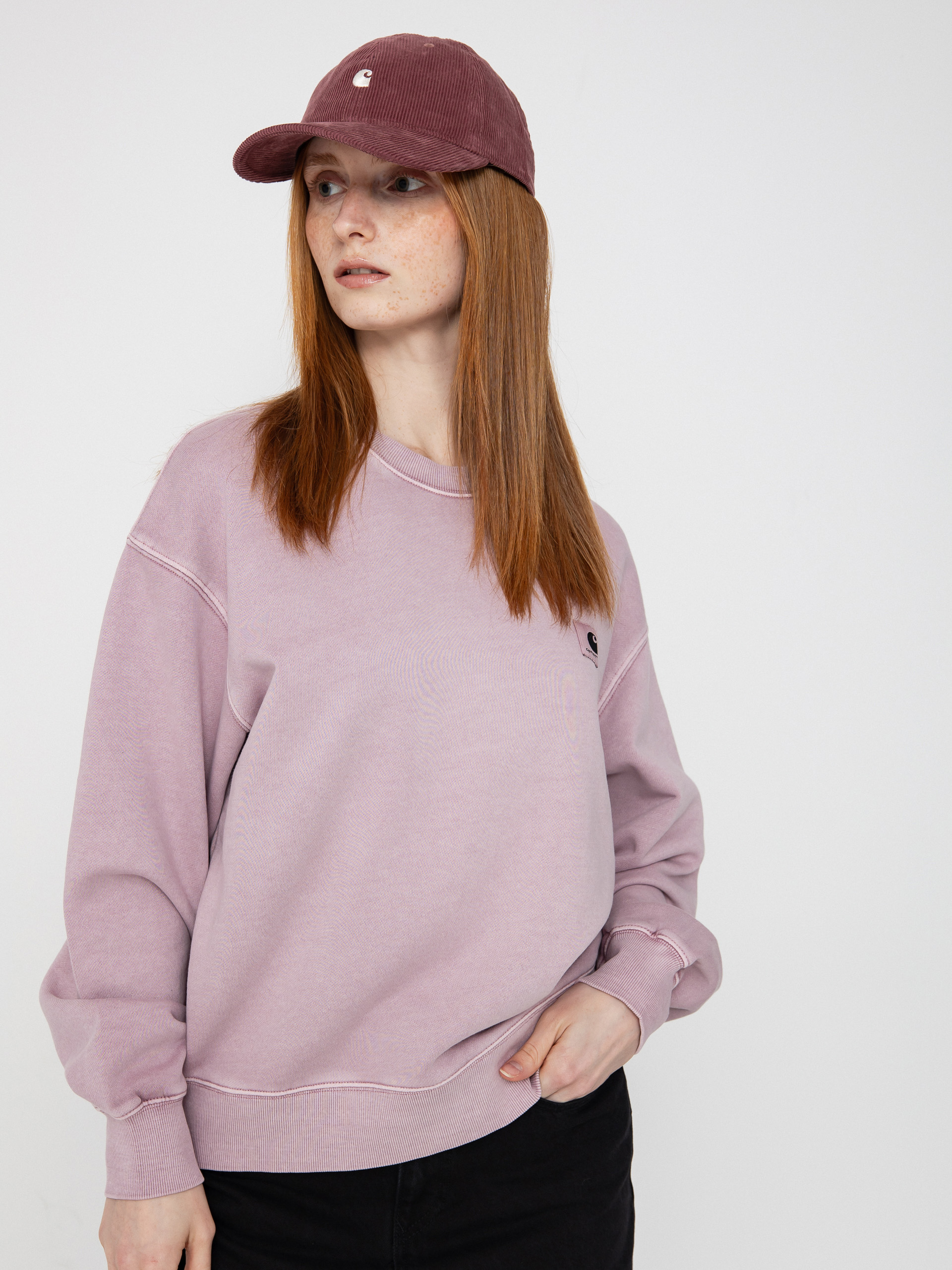 Mikina Carhartt WIP Nelson Wmn (hortensia)