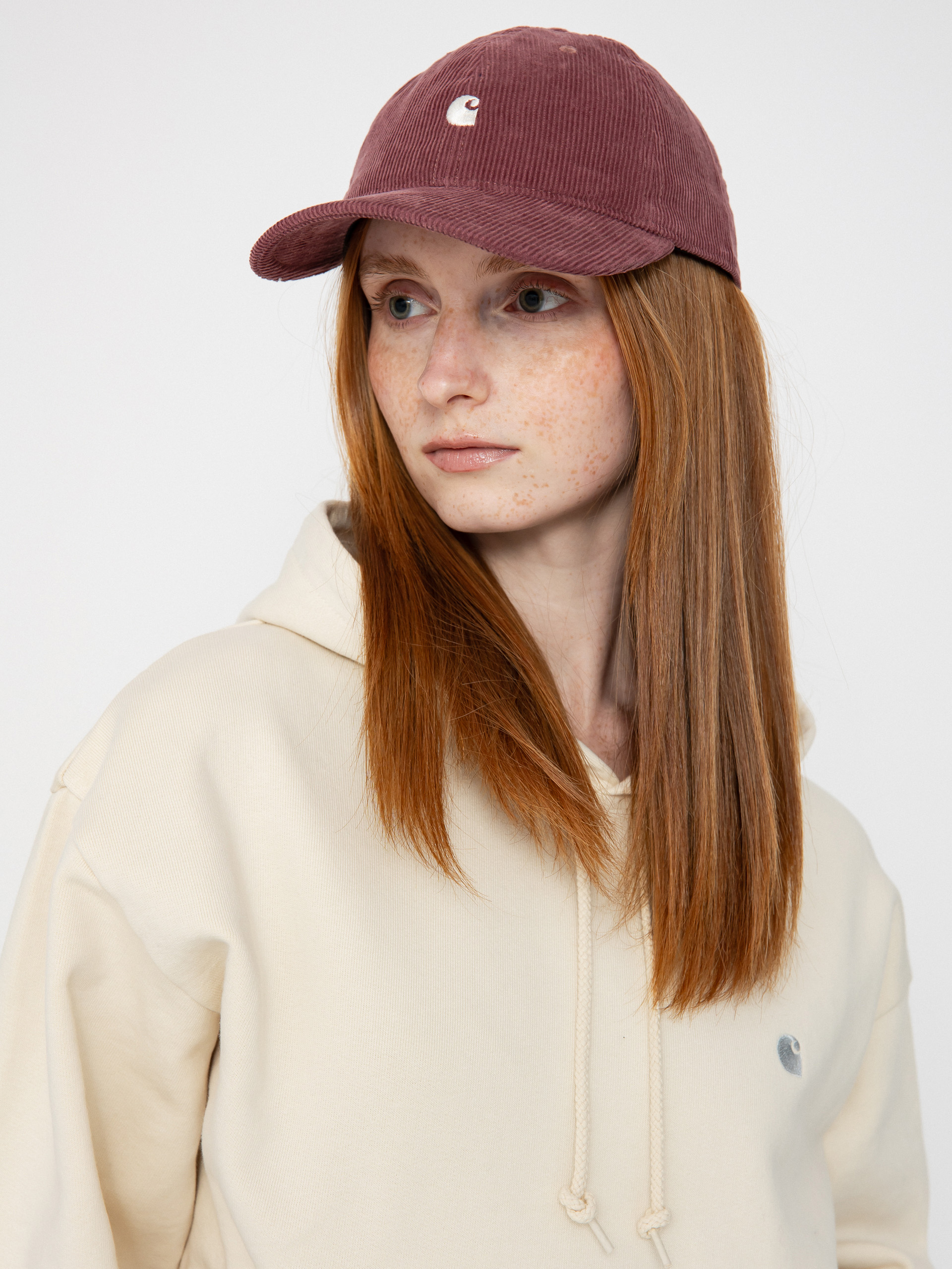 Mikina s kapucňou Carhartt WIP Casey HD Wmn (natural/silver)