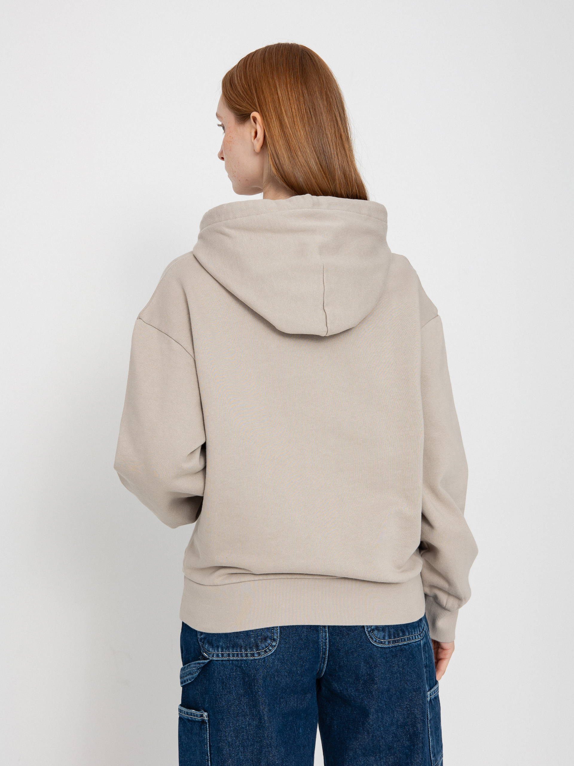 Mikina s kapucňou Carhartt WIP Casey HD Wmn (dusky beige/silver)