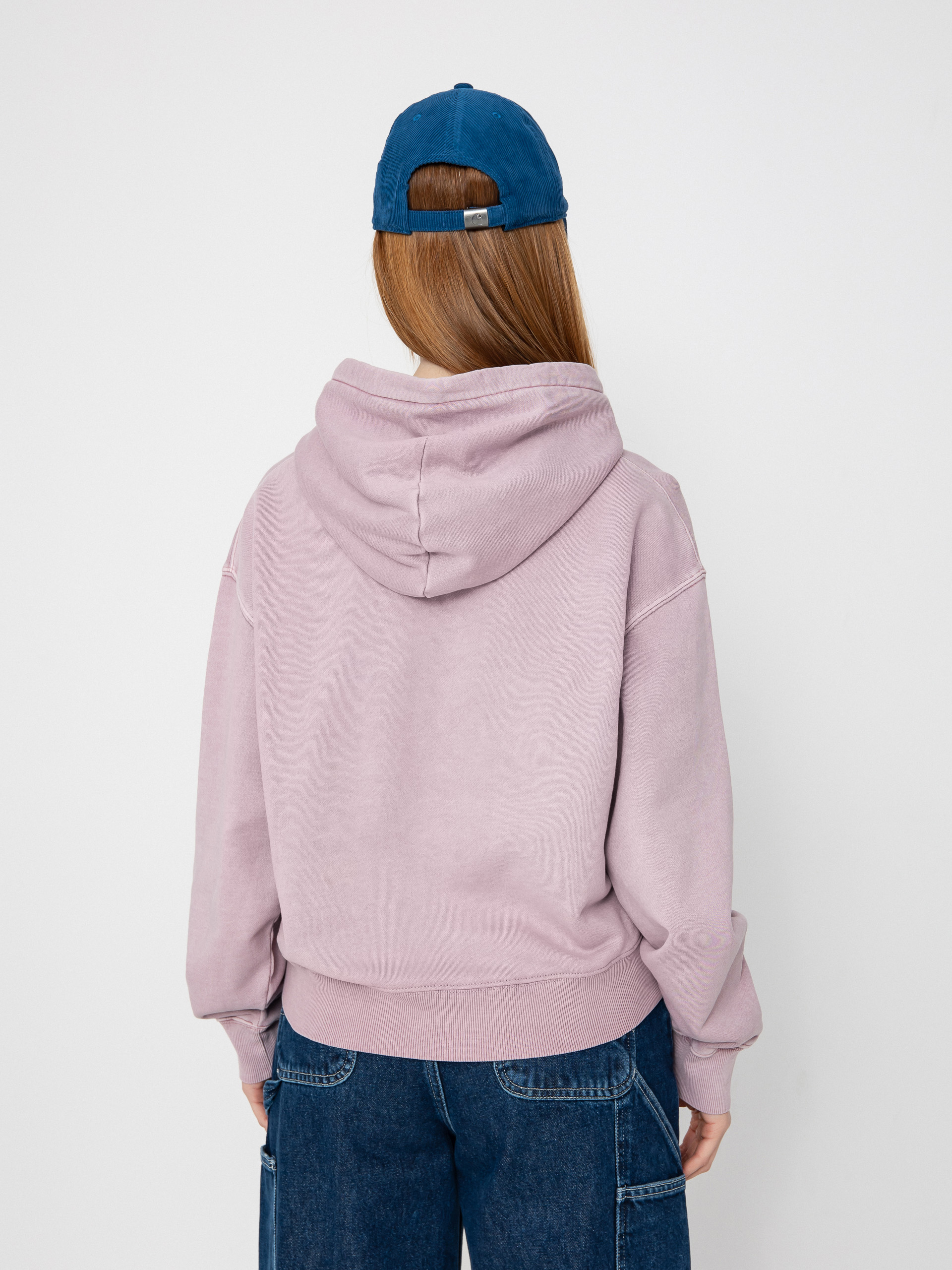 Mikina s kapucňou Carhartt WIP Nelson HD Wmn (hortensia)