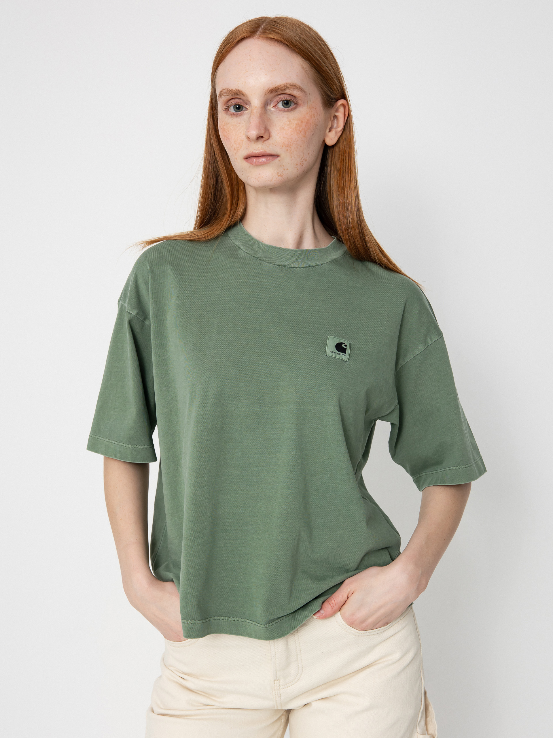 Tričko Carhartt WIP Nelson Wmn (park)