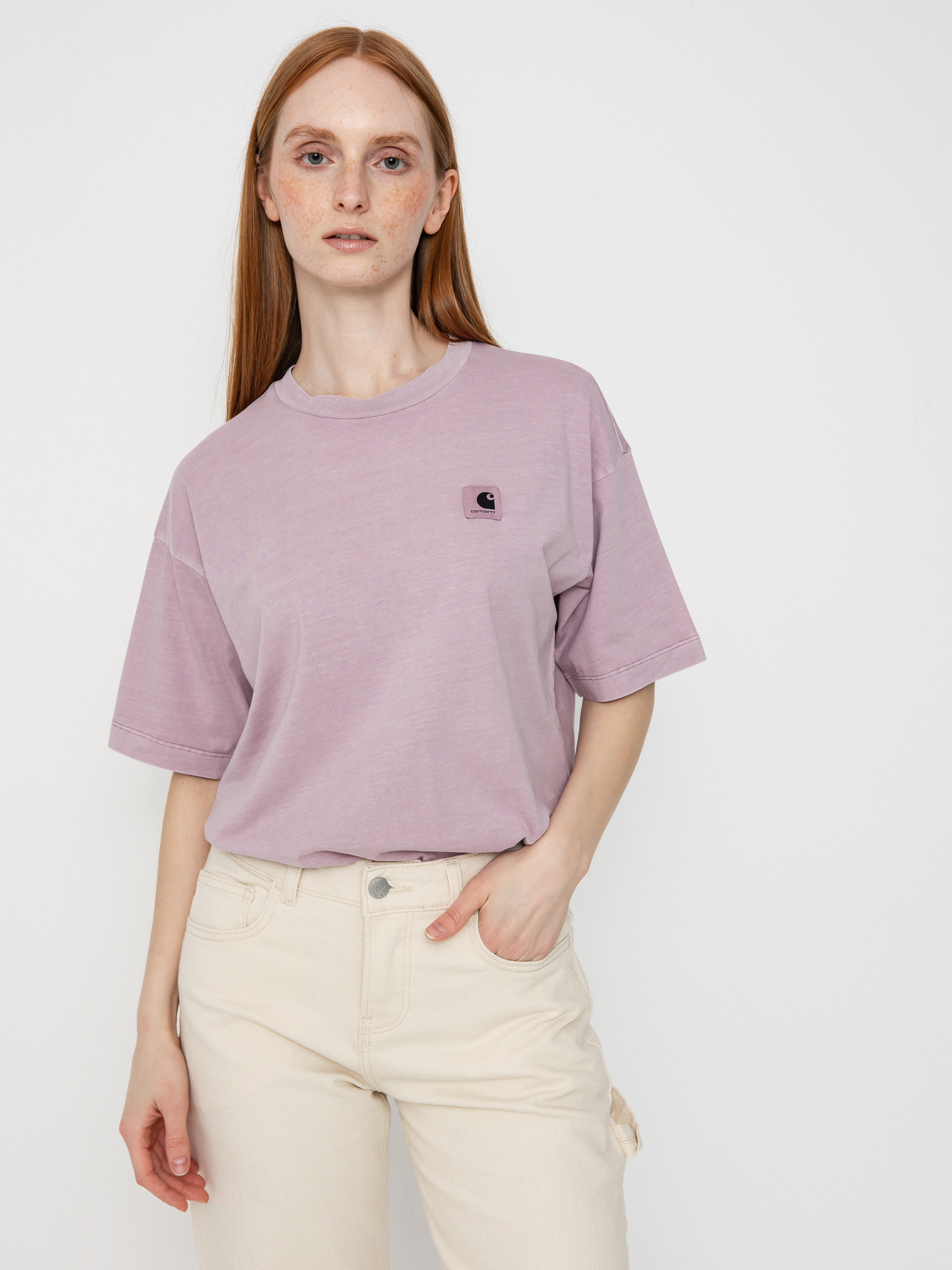 Tričko Carhartt WIP Nelson Wmn (hortensia)