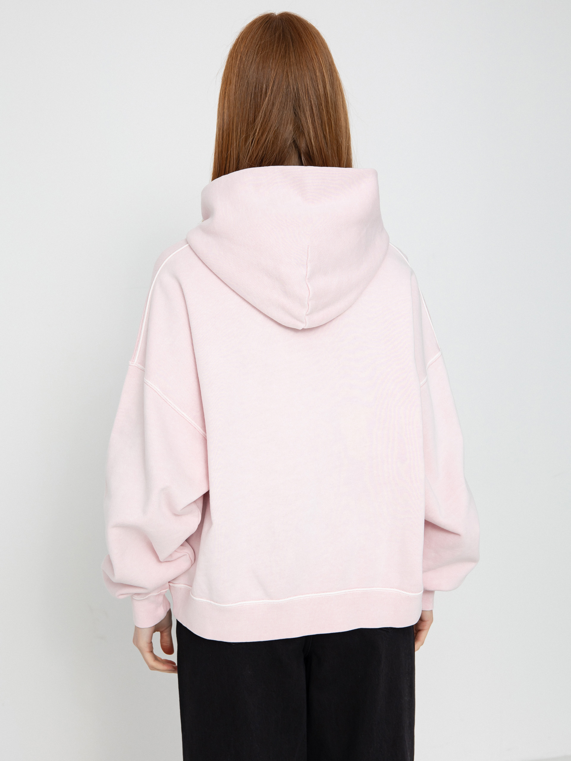 Mikina s kapucňou Carhartt WIP Benton HD Wmn (air pink)