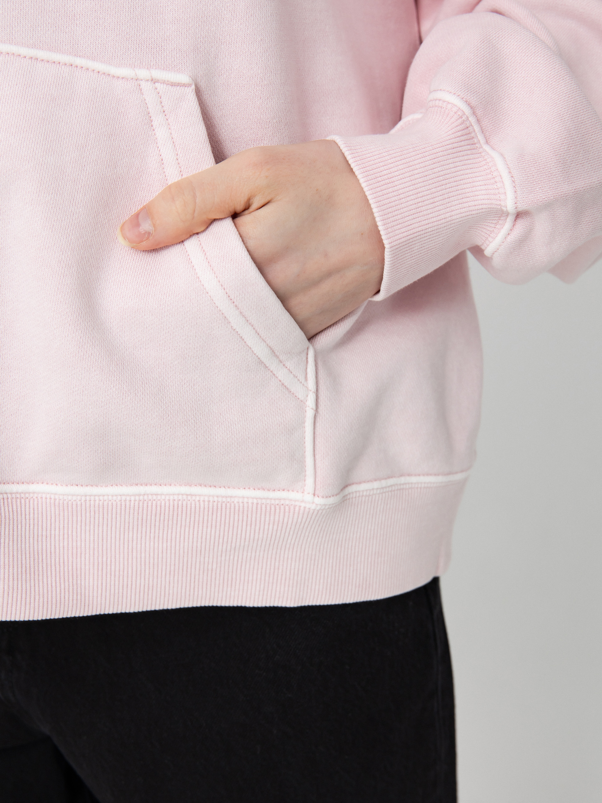 Mikina s kapucňou Carhartt WIP Benton HD Wmn (air pink)