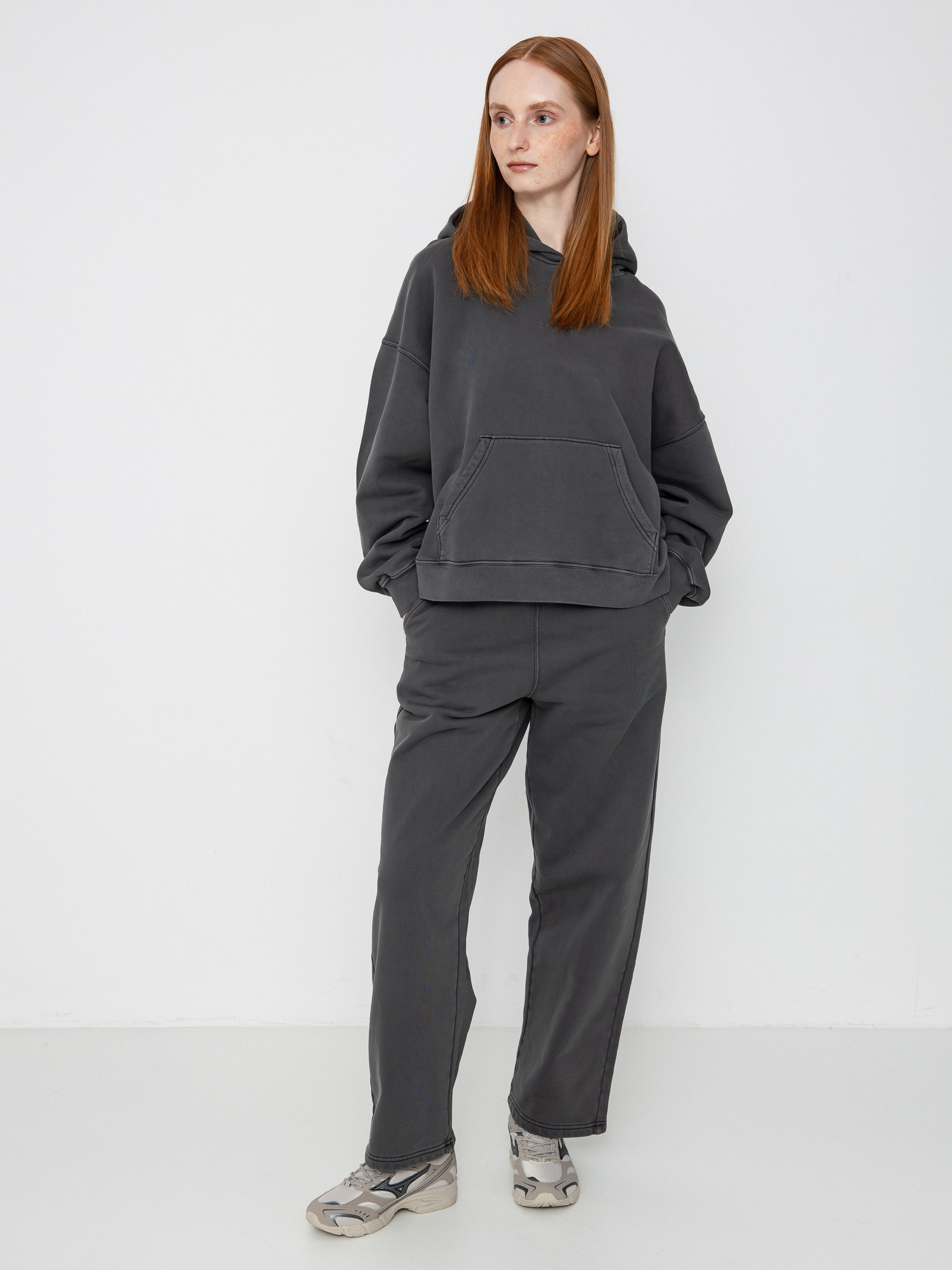 Mikina s kapucňou Carhartt WIP Benton HD Wmn (black)