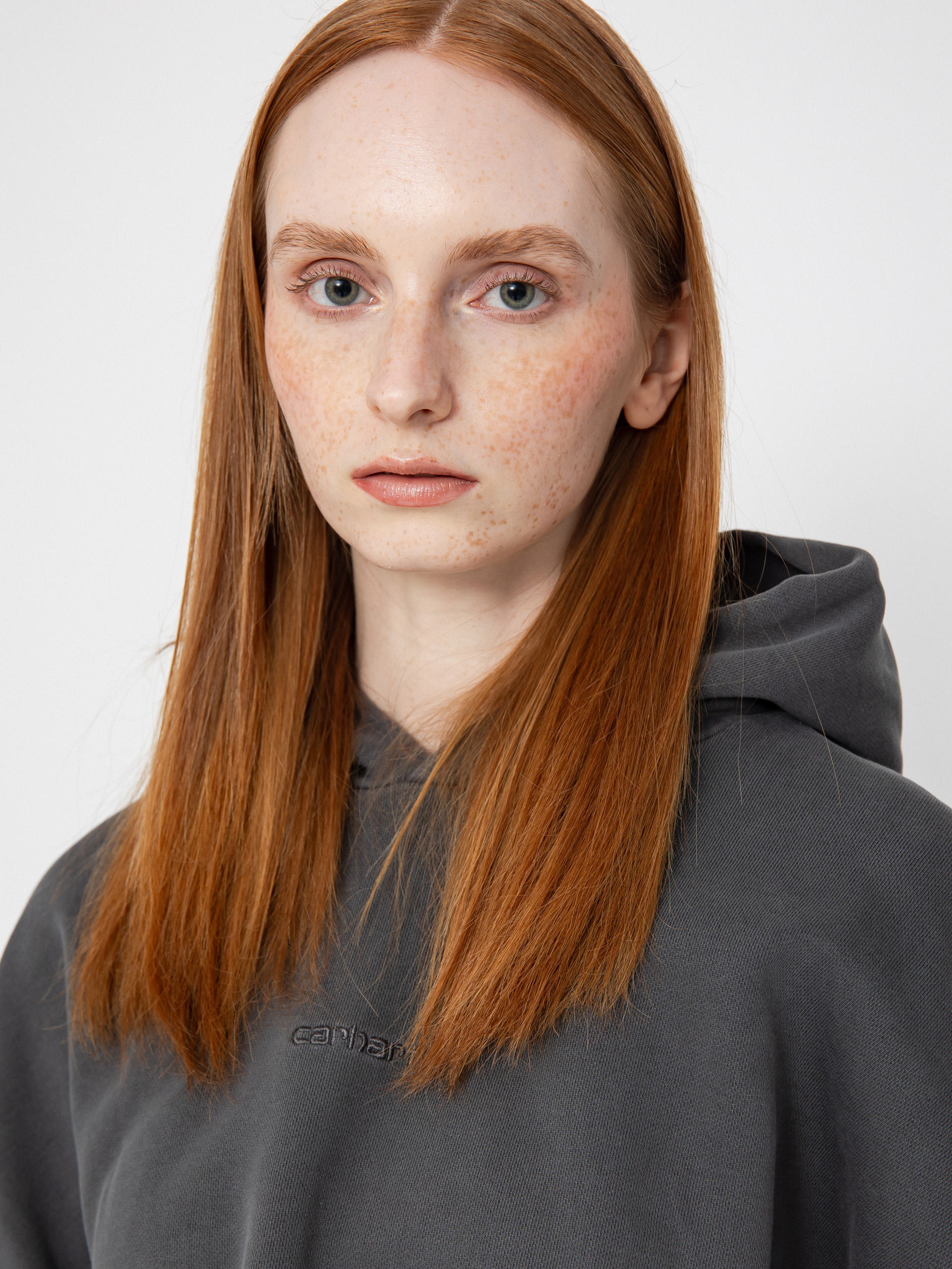 Mikina s kapucňou Carhartt WIP Benton HD Wmn (black)