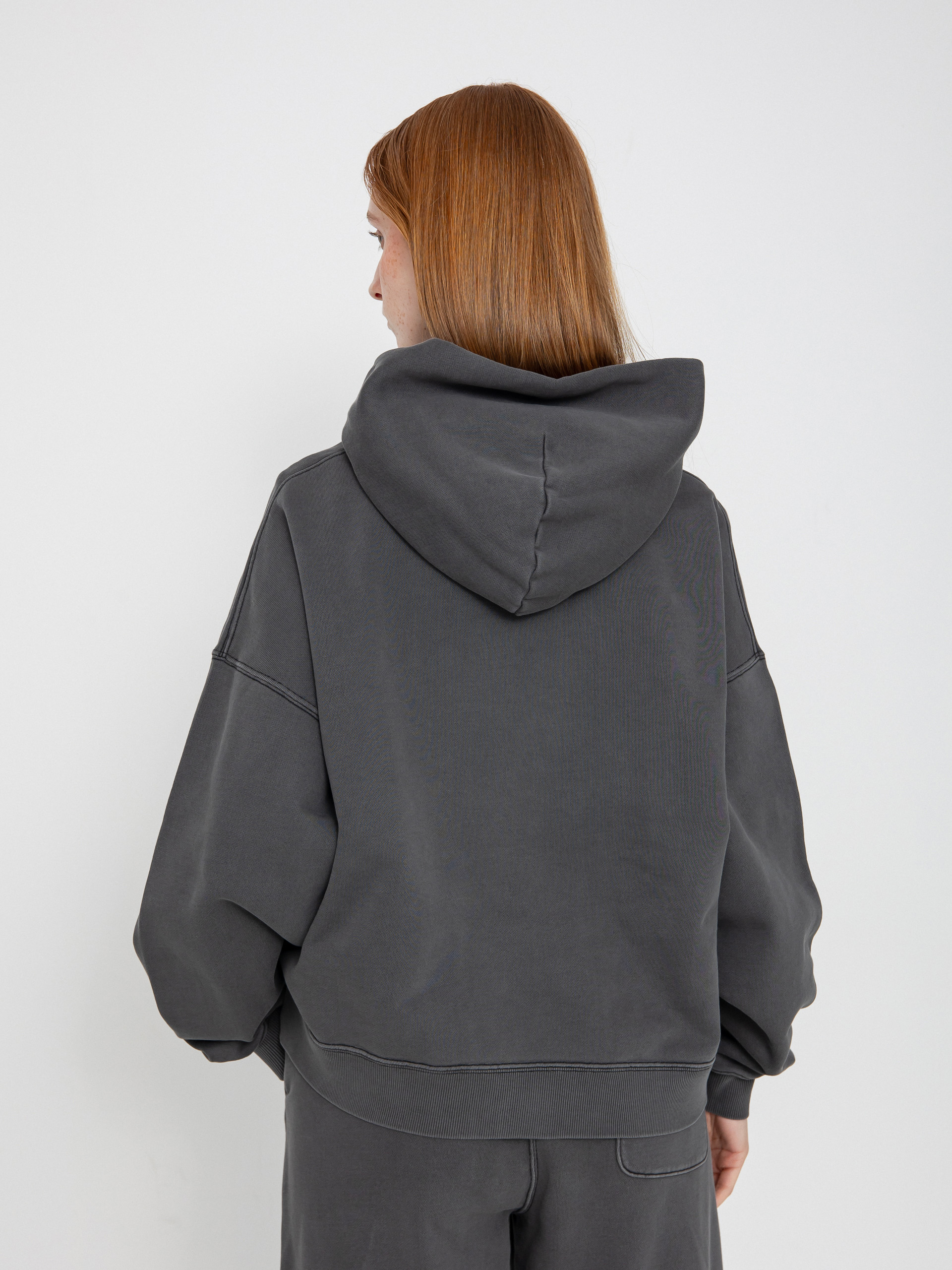 Mikina s kapucňou Carhartt WIP Benton HD Wmn (black)
