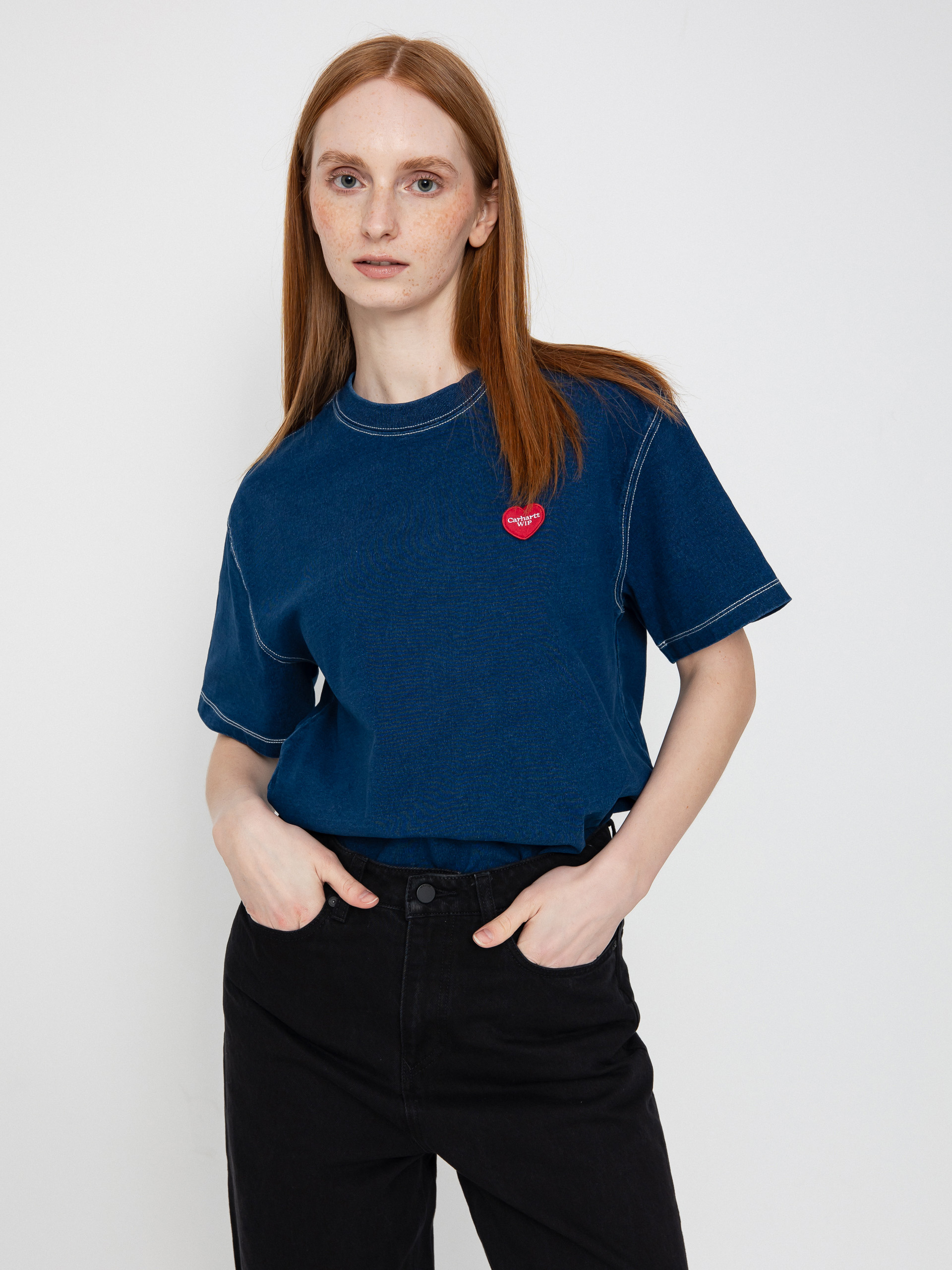 Tričko Carhartt WIP Ingo Wmn (dark blue)