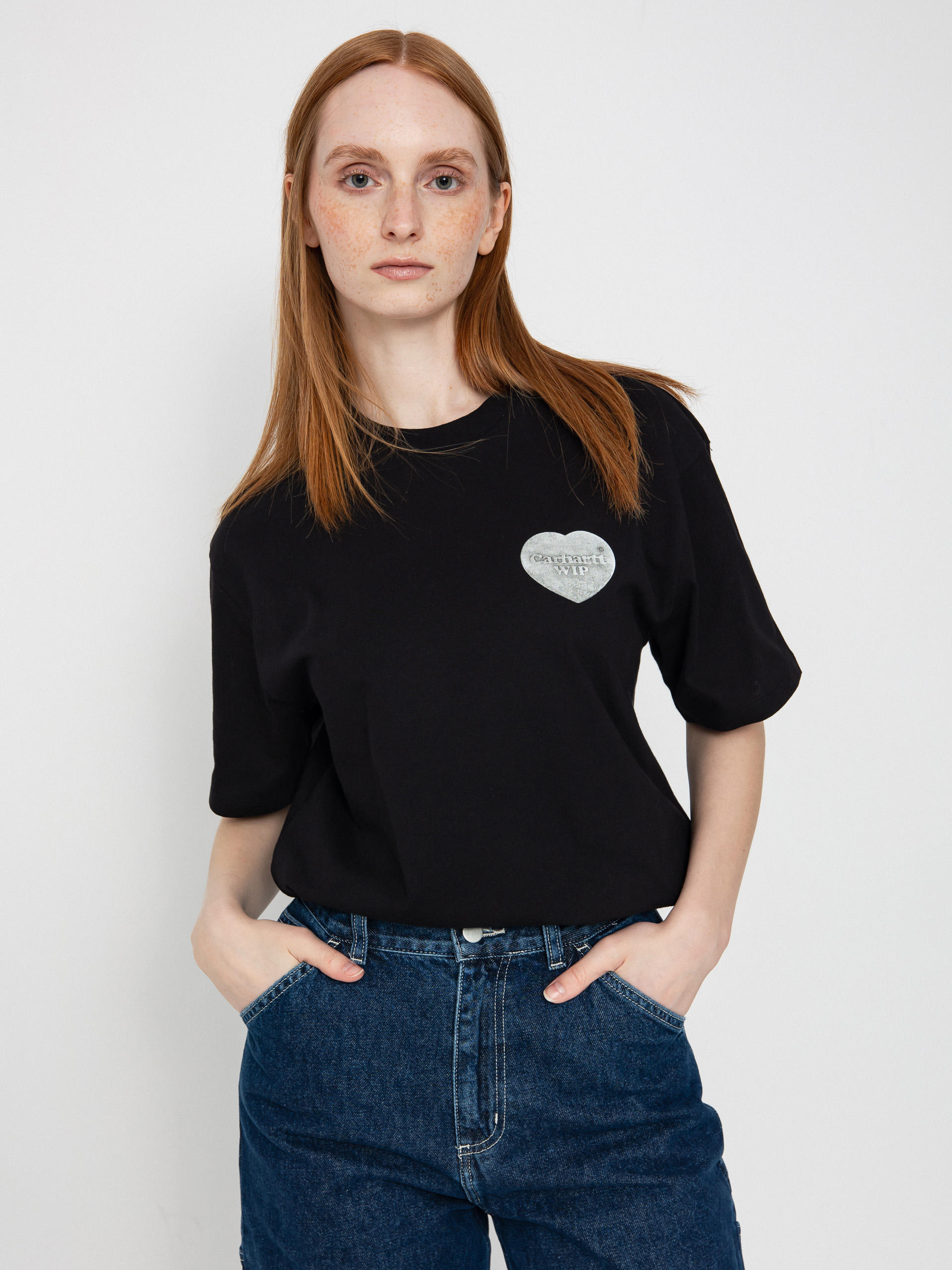 Tričko Carhartt WIP Hartt Chain Wmn (black)