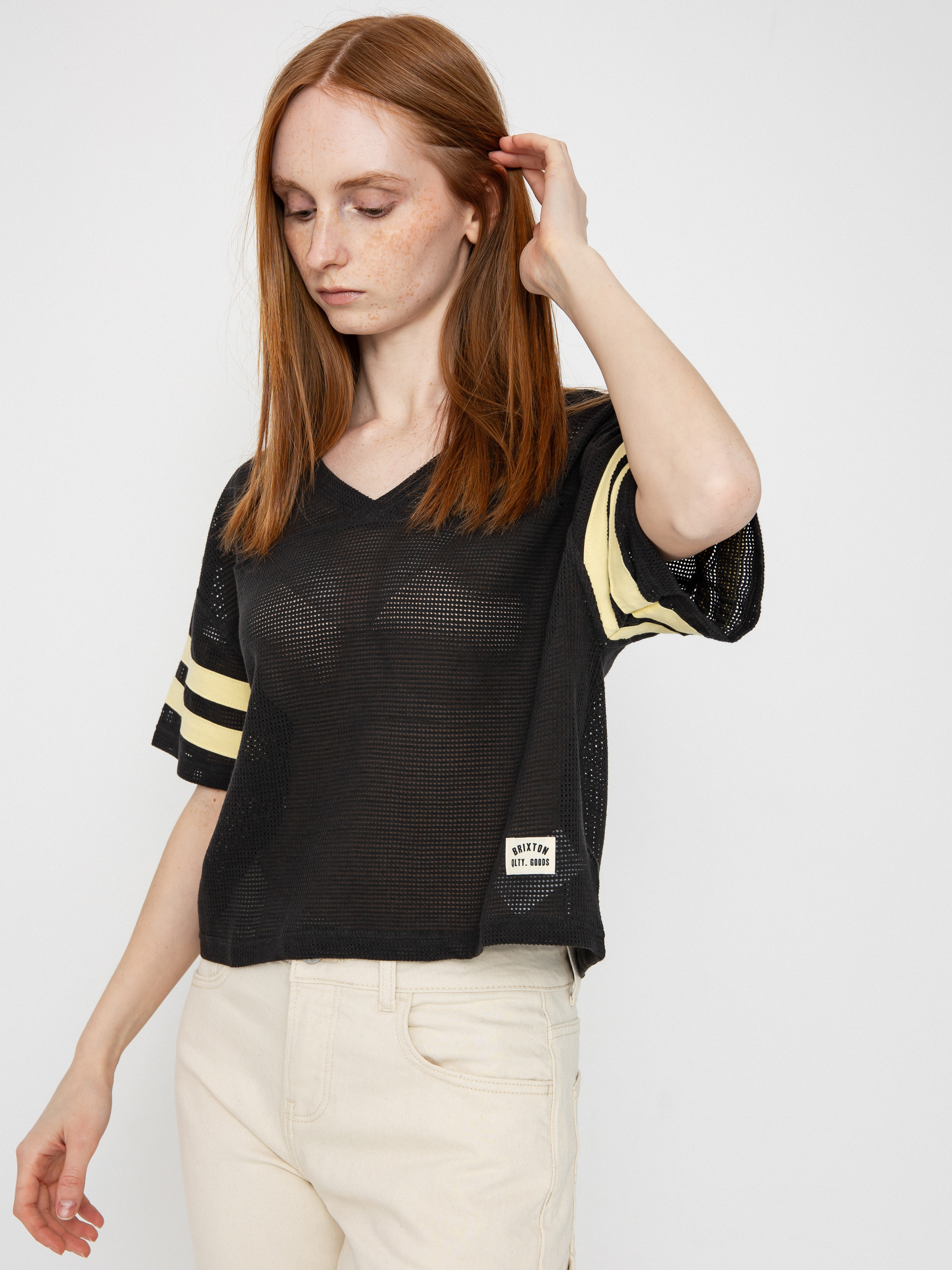 Triu010dko Brixton Varsity Football Mesh Wmn (washed black)