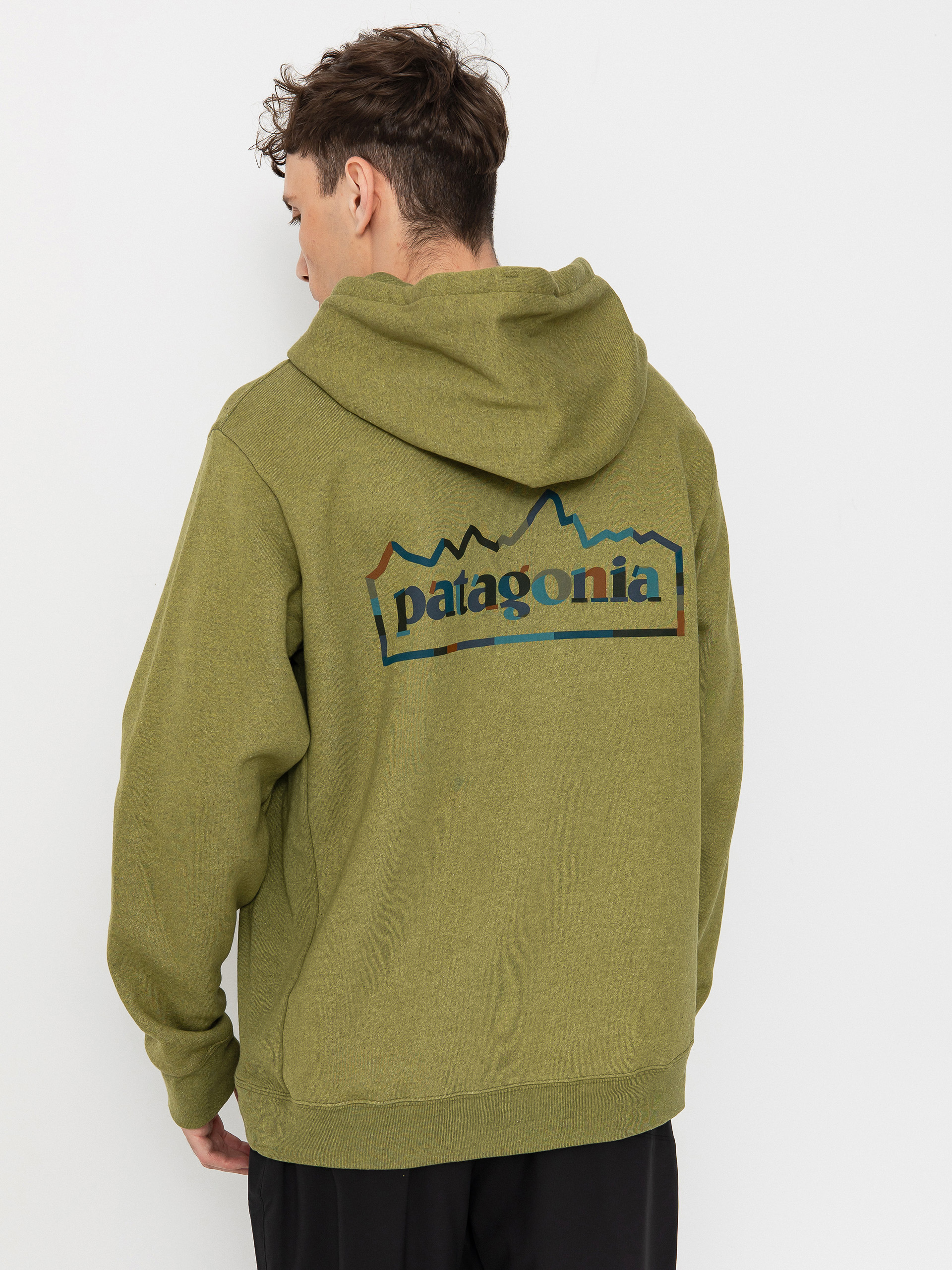 Mikina s kapucňou Patagonia Unity Fitz Uprisal HD (graze green)