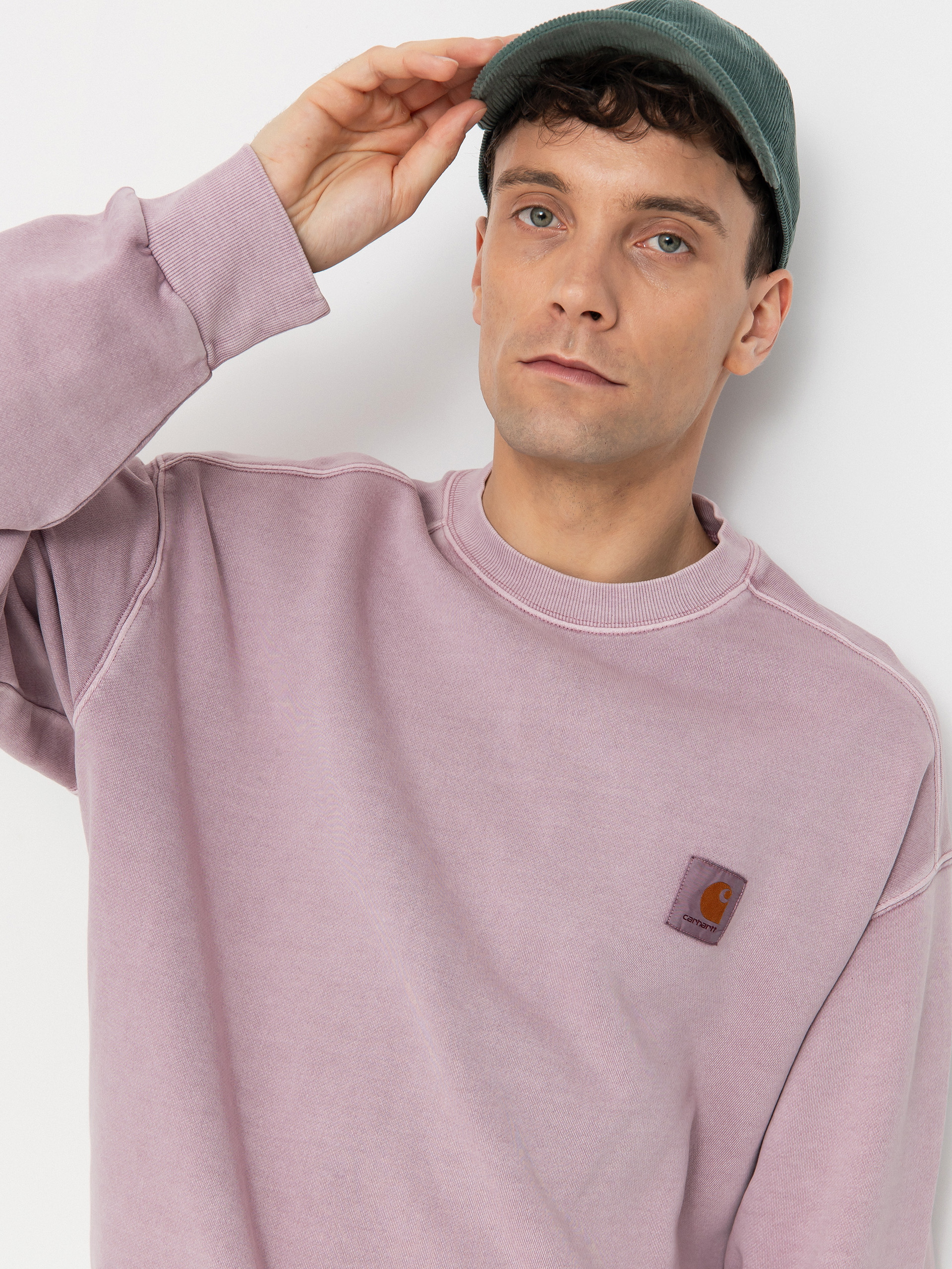 Mikina Carhartt WIP Nelson (hortensia)